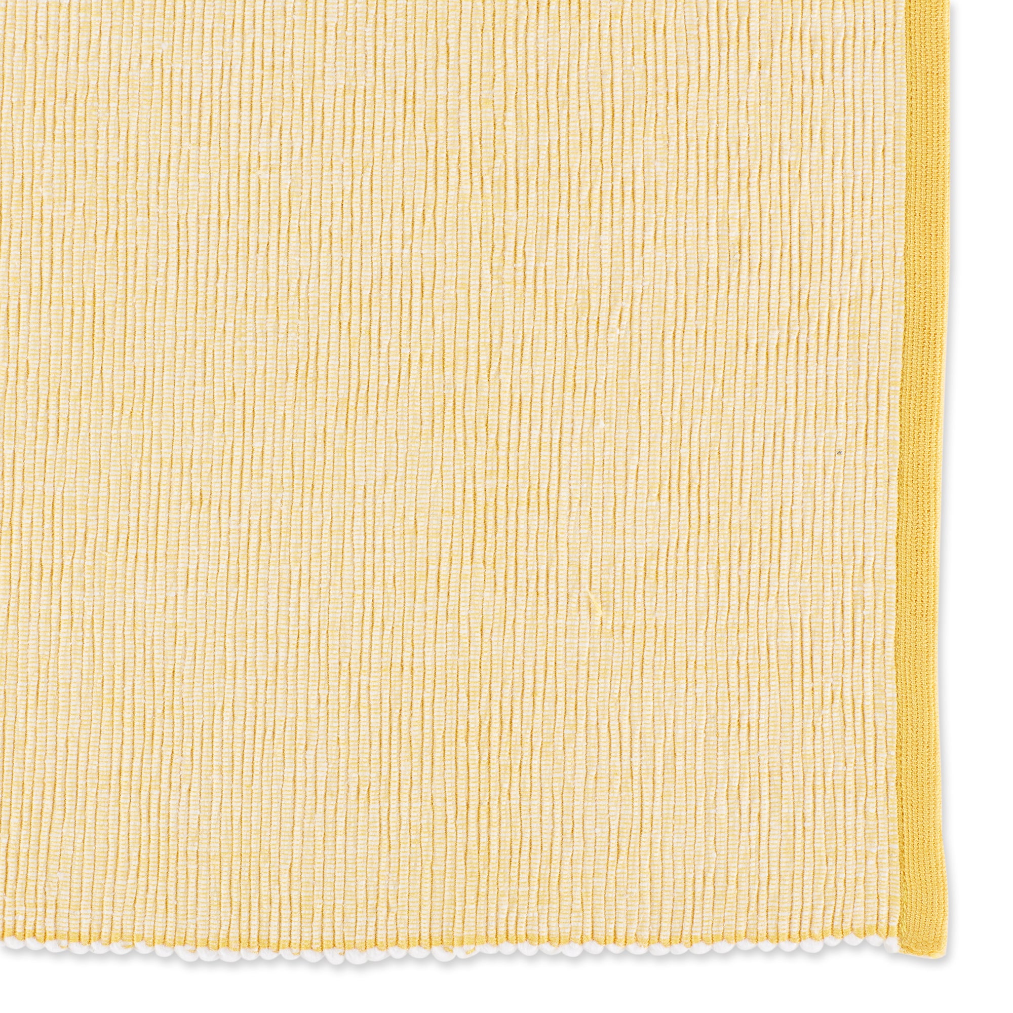 DII Eco-Friendly Chambray Fine Ribbed Placemat 6-Piece Set