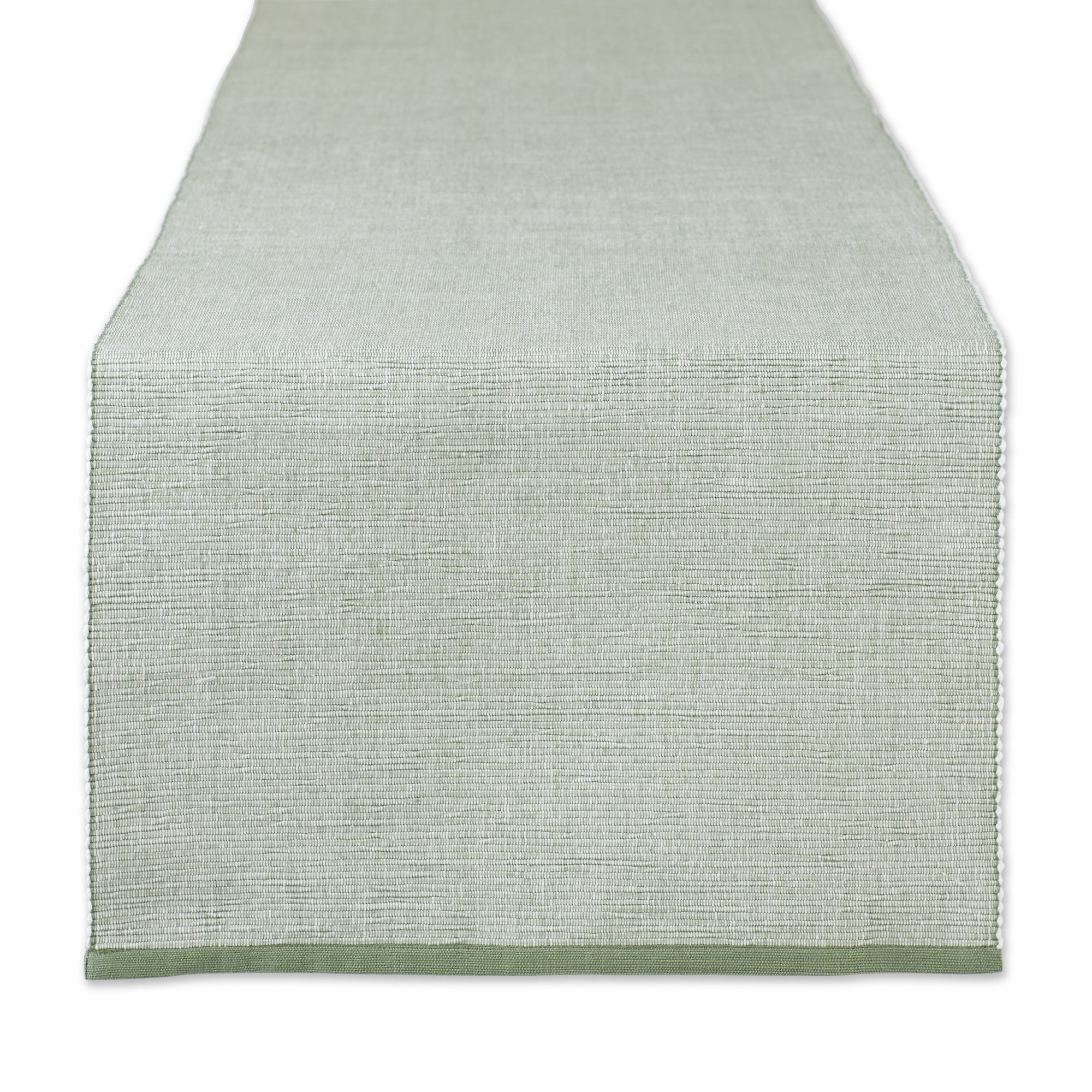 DII Eco-Friendly Chambray Fine Ribbed Table Runner