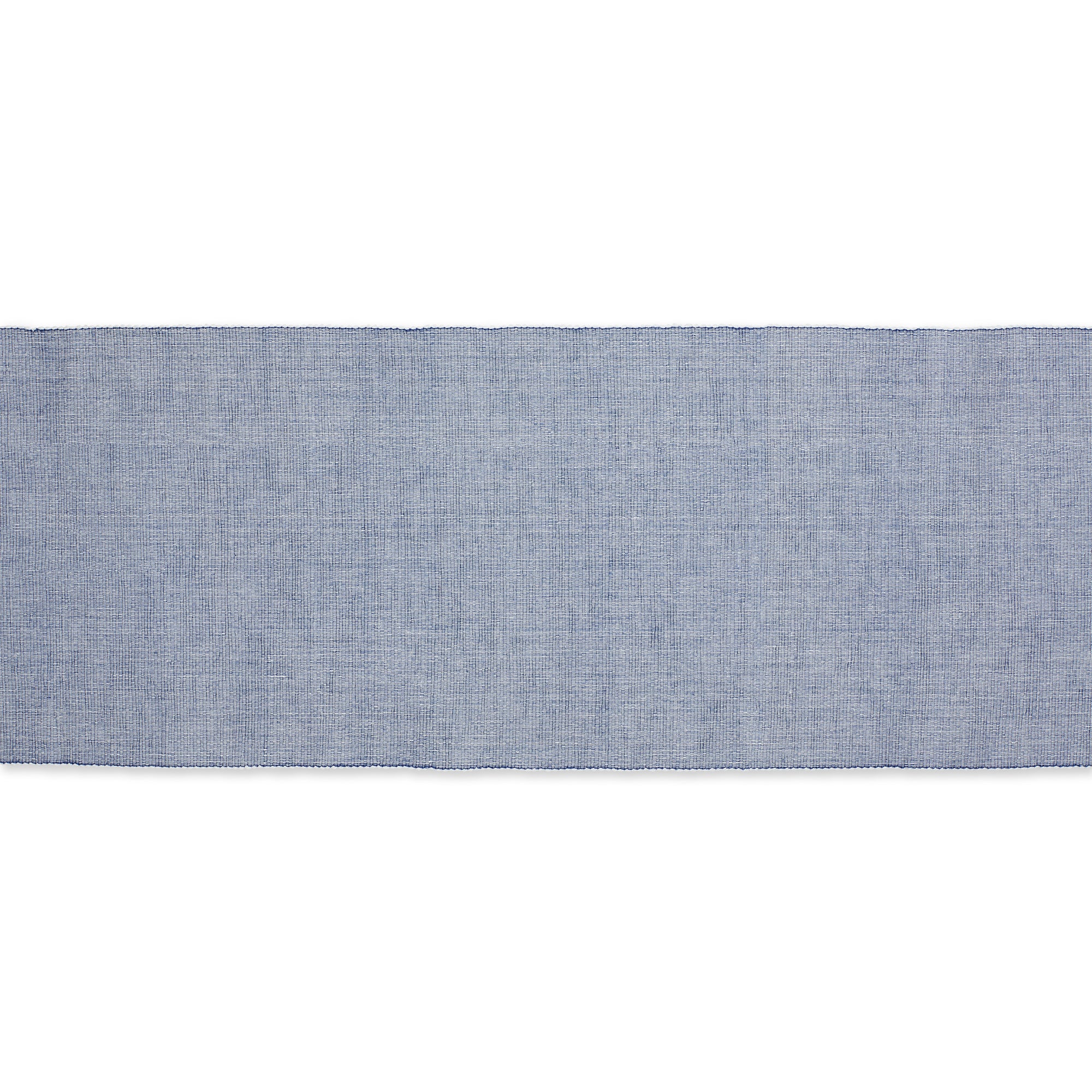 DII Eco-Friendly Chambray Fine Ribbed Table Runner
