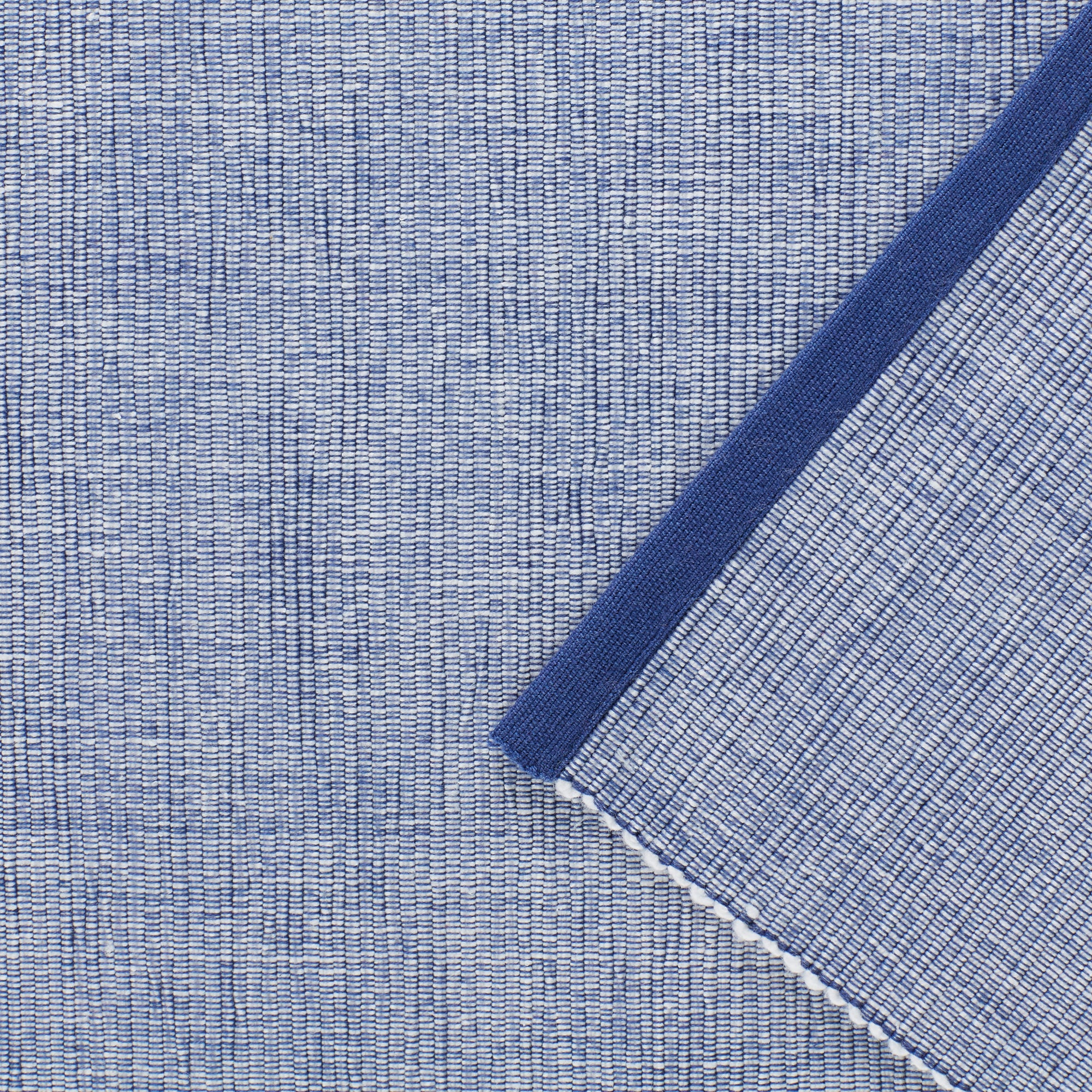 DII Eco-Friendly Chambray Fine Ribbed Table Runner