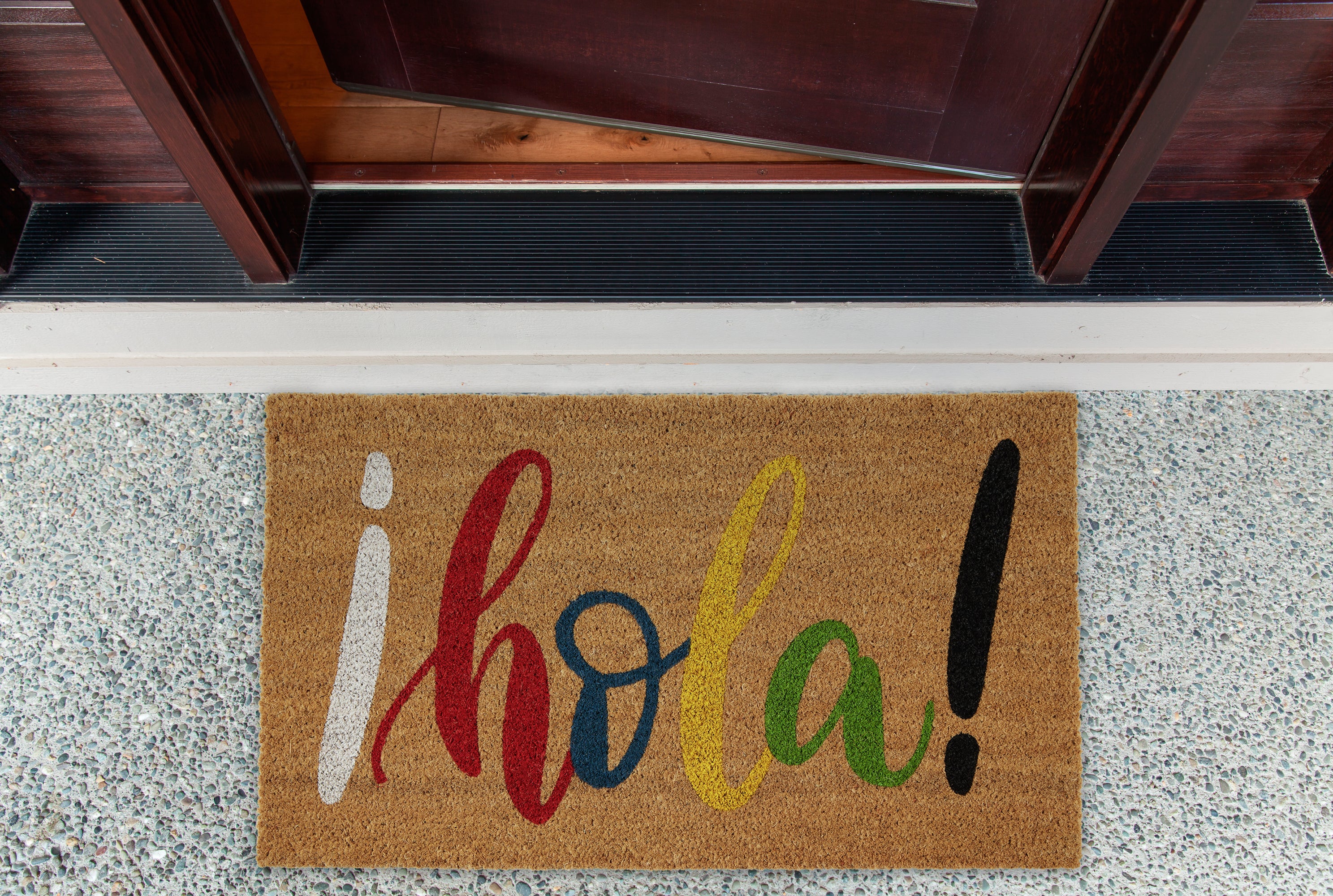 DII Hola Doormat, Non-Slip PVC Backing