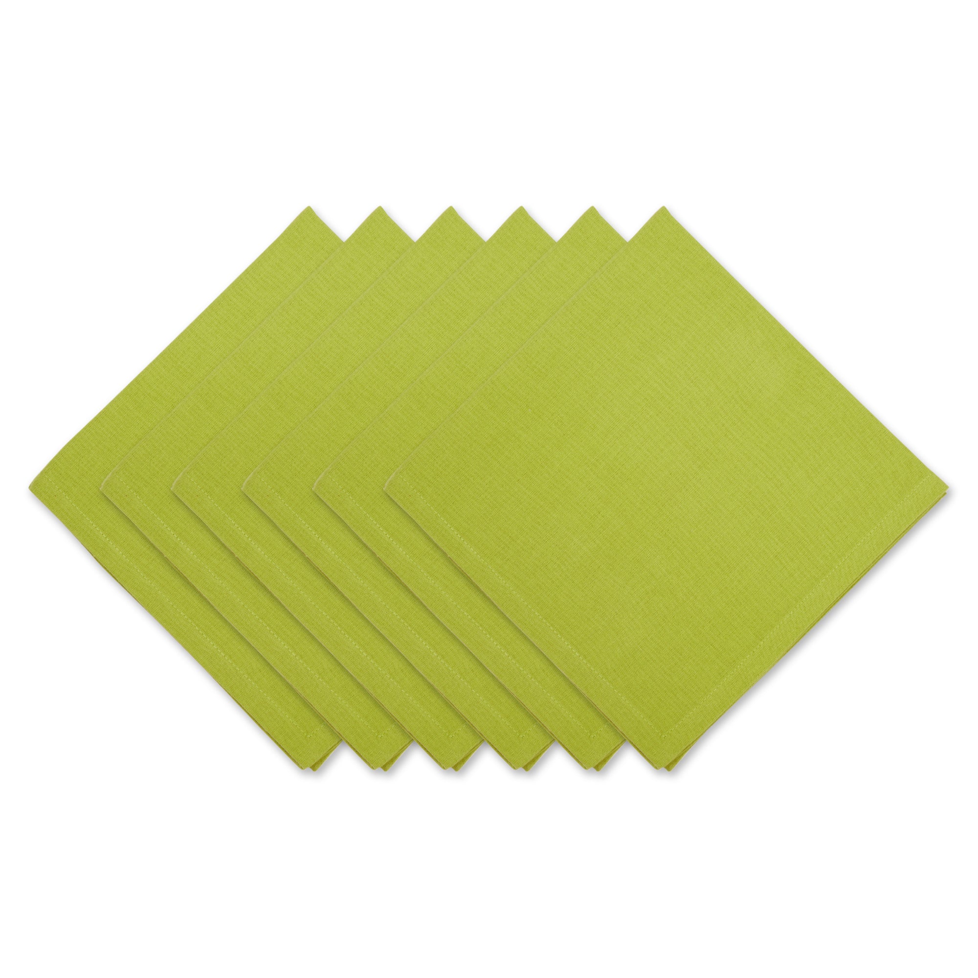 DII Solid Cotton Dinner Napkin 6-Piece Set