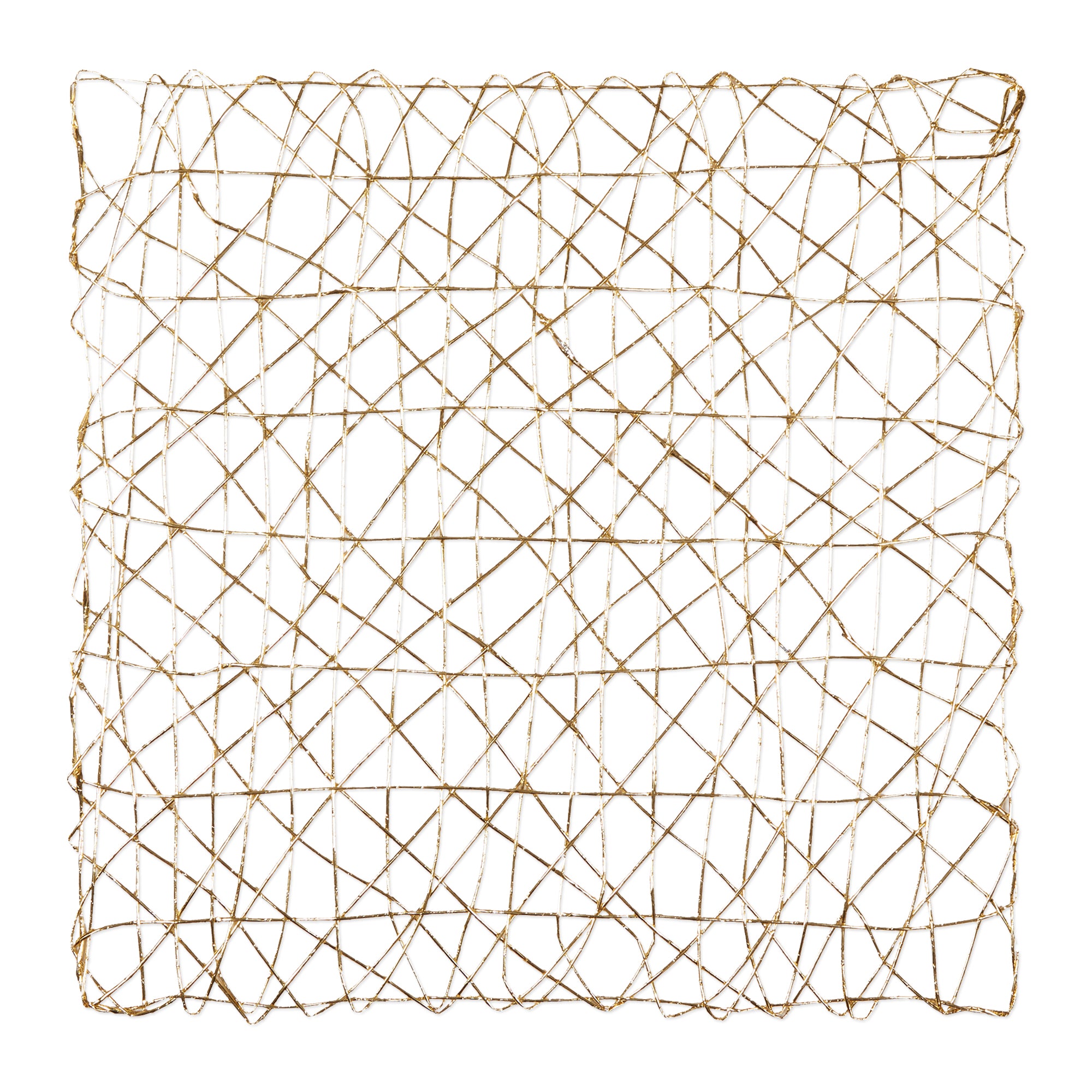 DII Woven Paper Square Placemat 6-Piece Set