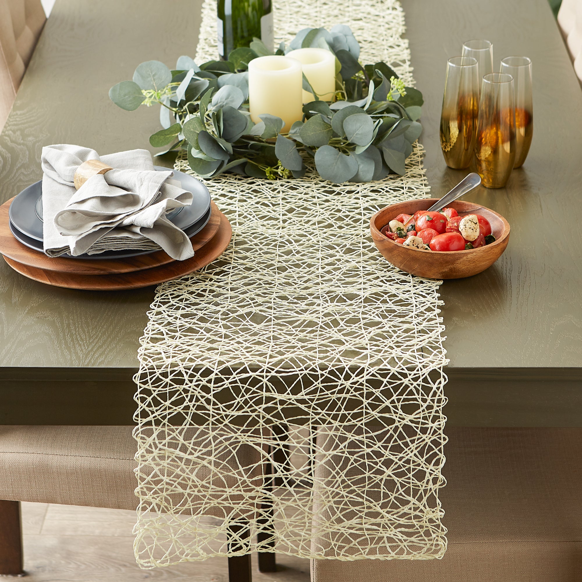 DII Woven Paper Table Runner