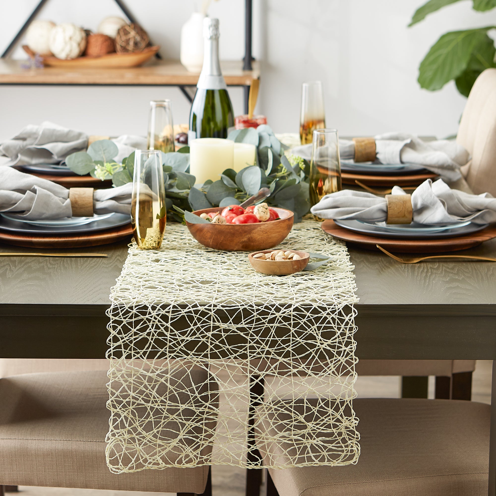 DII Woven Paper Table Runner