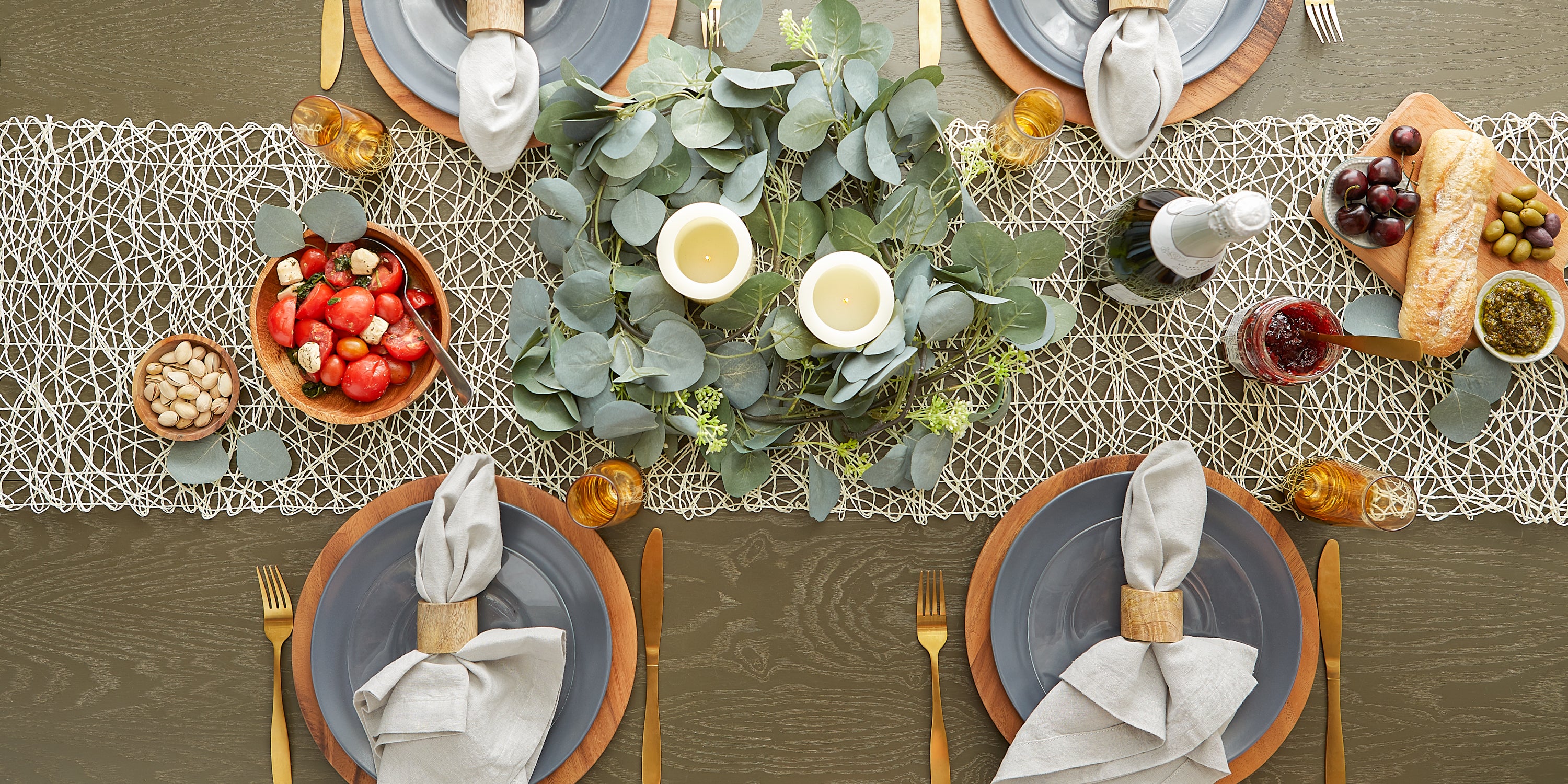 DII Woven Paper Table Runner