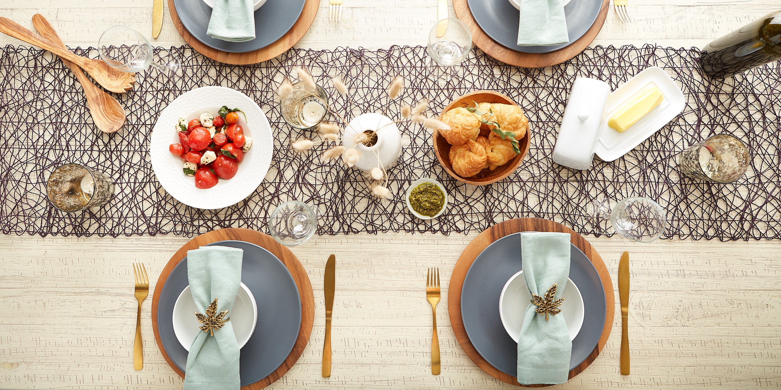 DII Woven Paper Table Runner