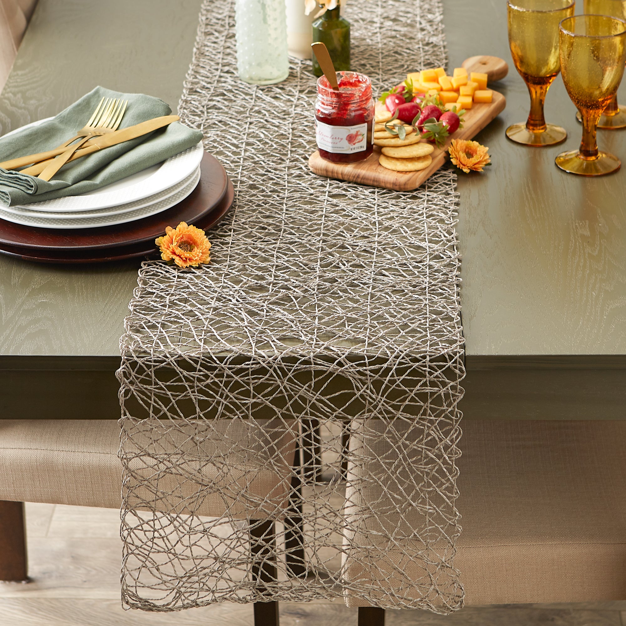 DII Woven Paper Table Runner