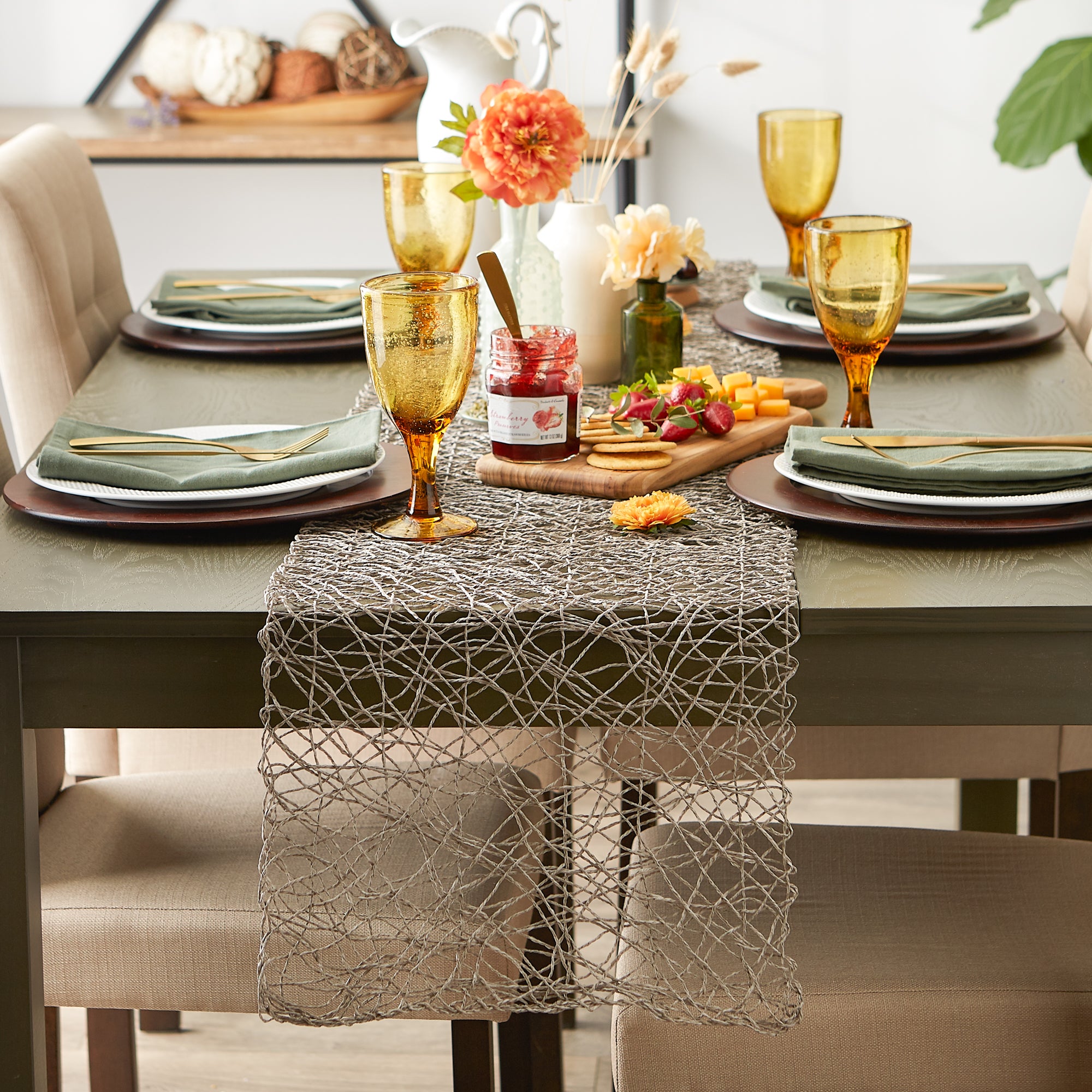 DII Woven Paper Table Runner