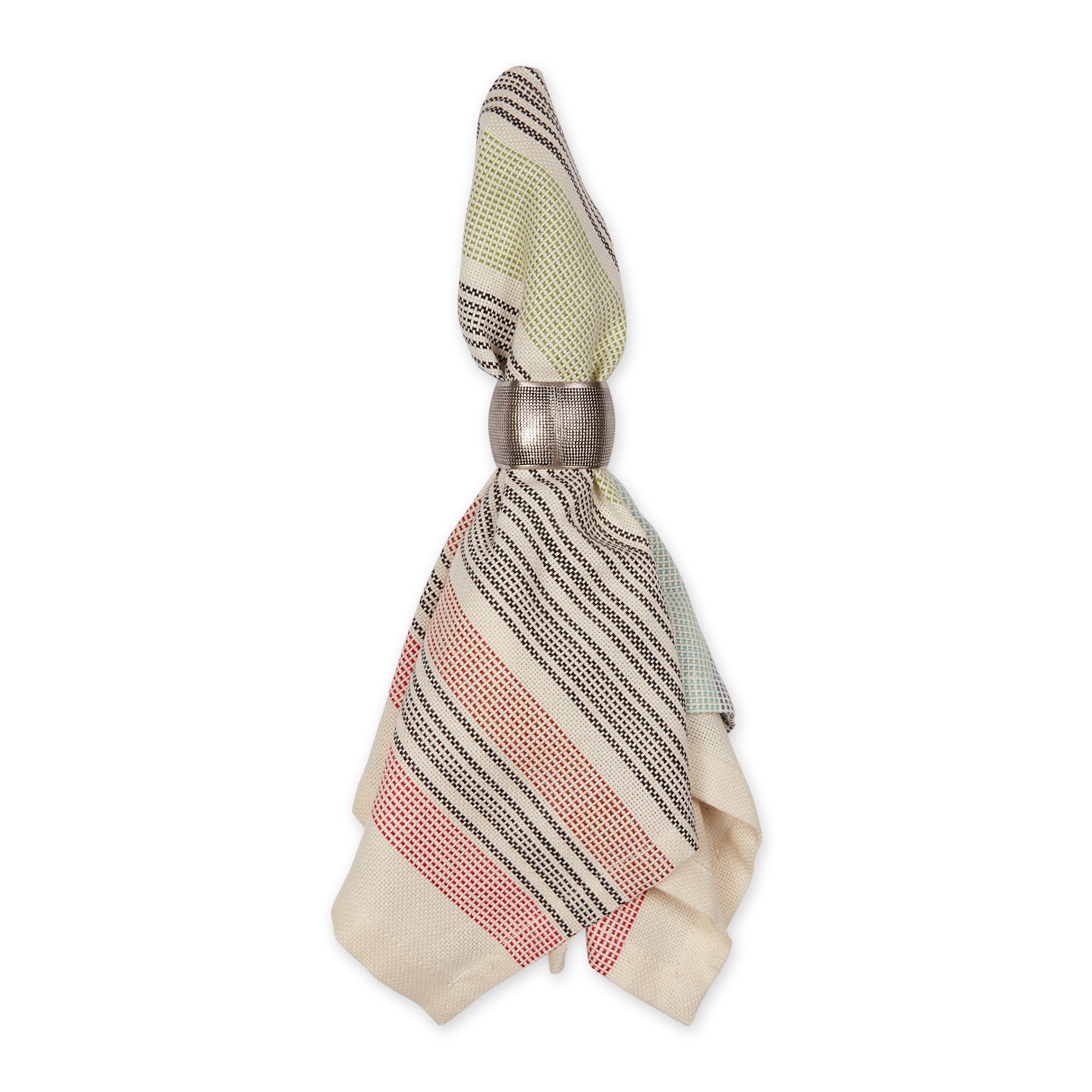 DII Variegated Cotton Dinner Napkin 6-Piece Set