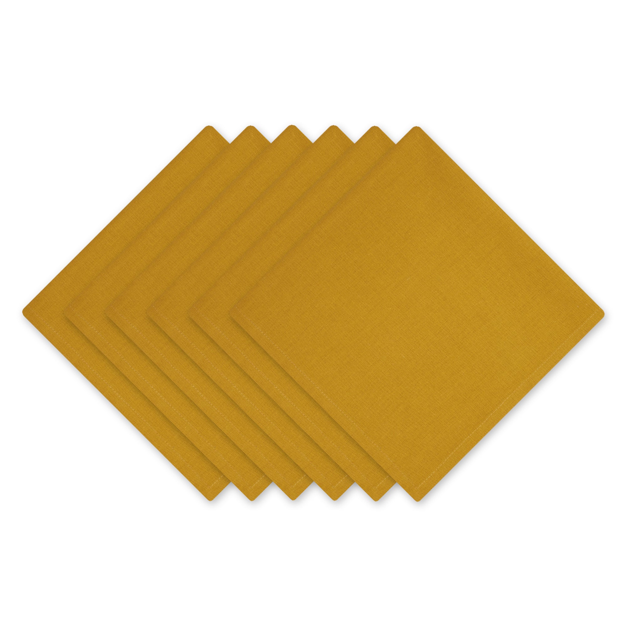 DII Solid Cotton Dinner Napkin 6-Piece Set