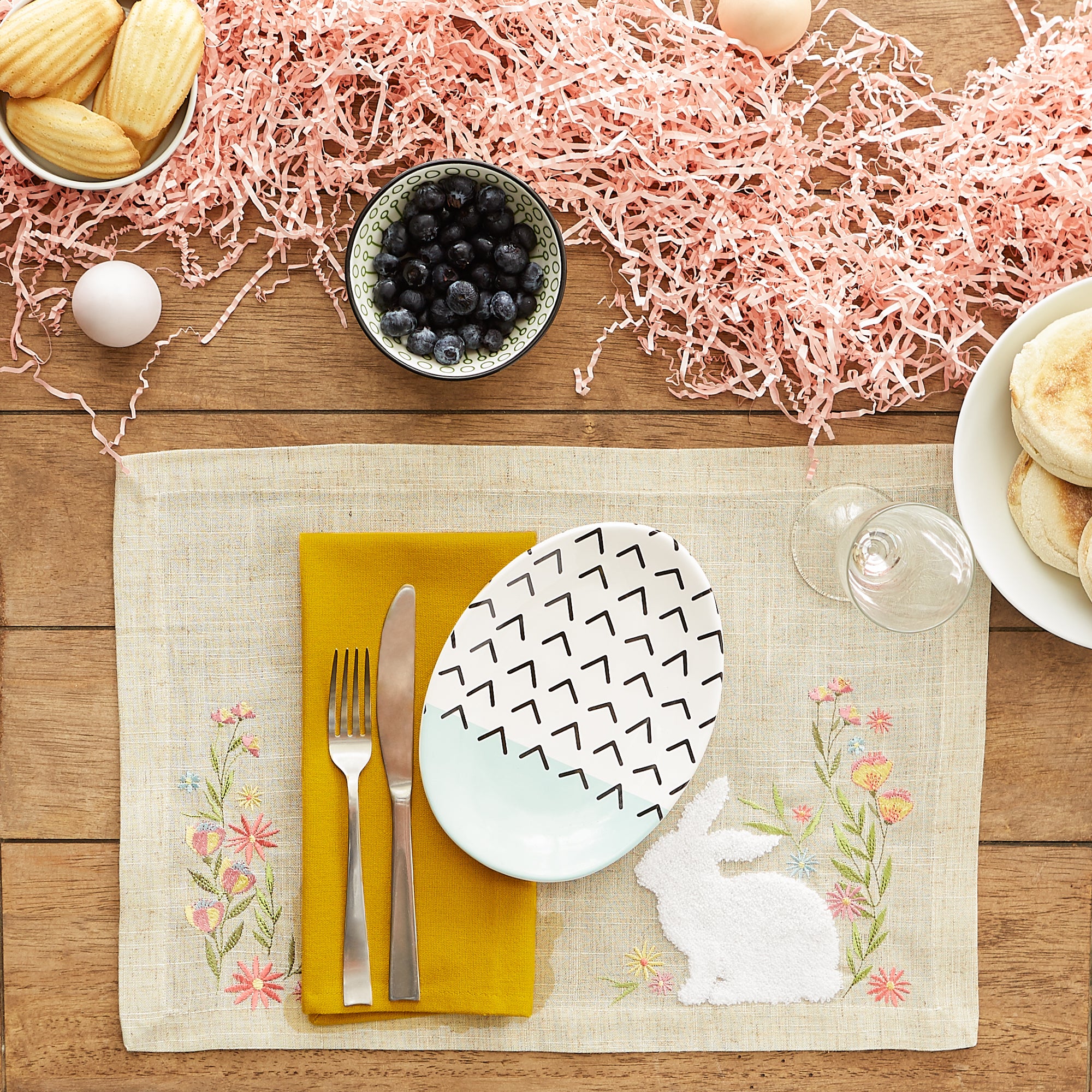 DII Solid Cotton Dinner Napkin 6-Piece Set