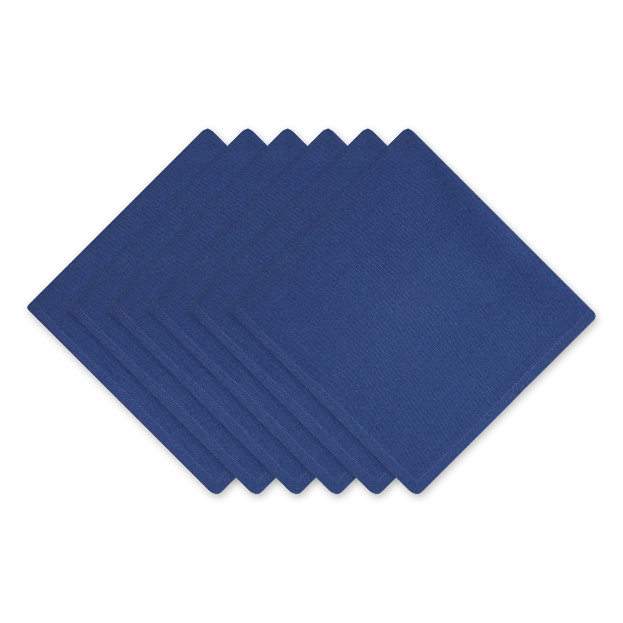 DII Solid Cotton Dinner Napkin 6-Piece Set
