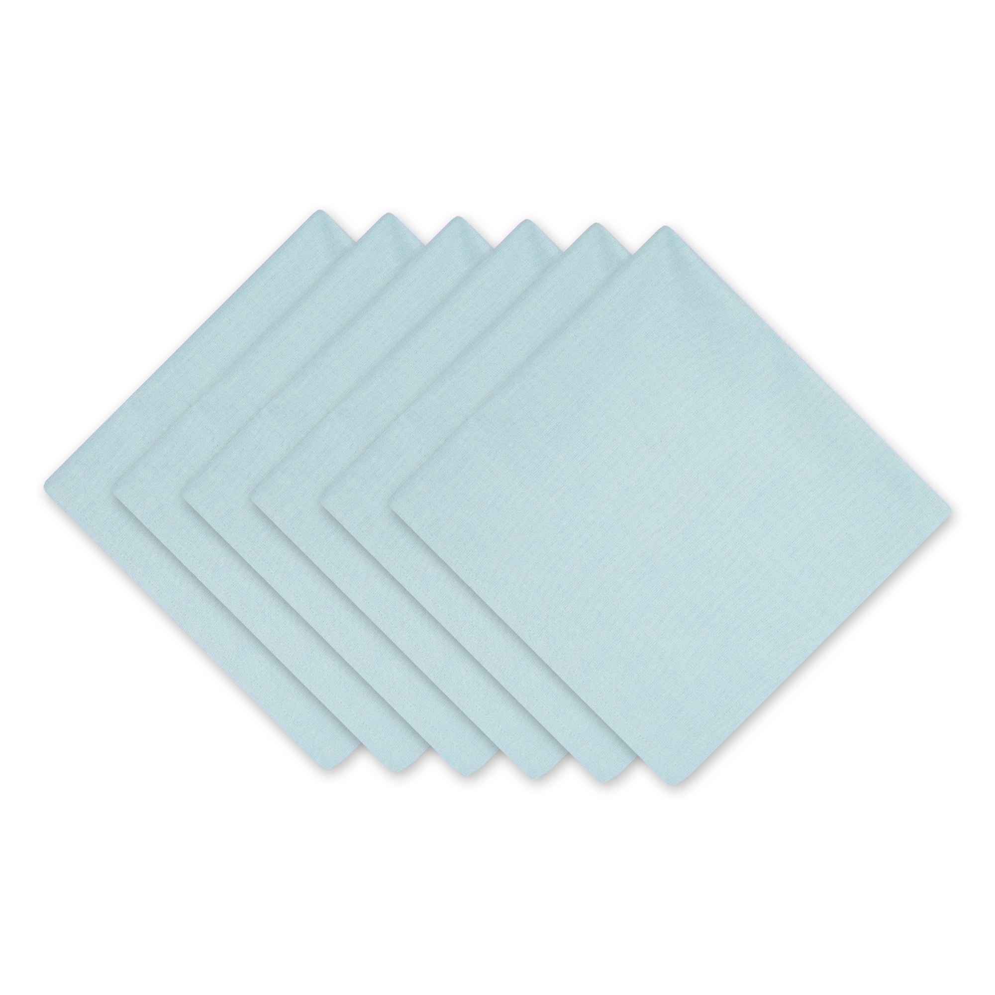 DII Solid Cotton Dinner Napkin 6-Piece Set