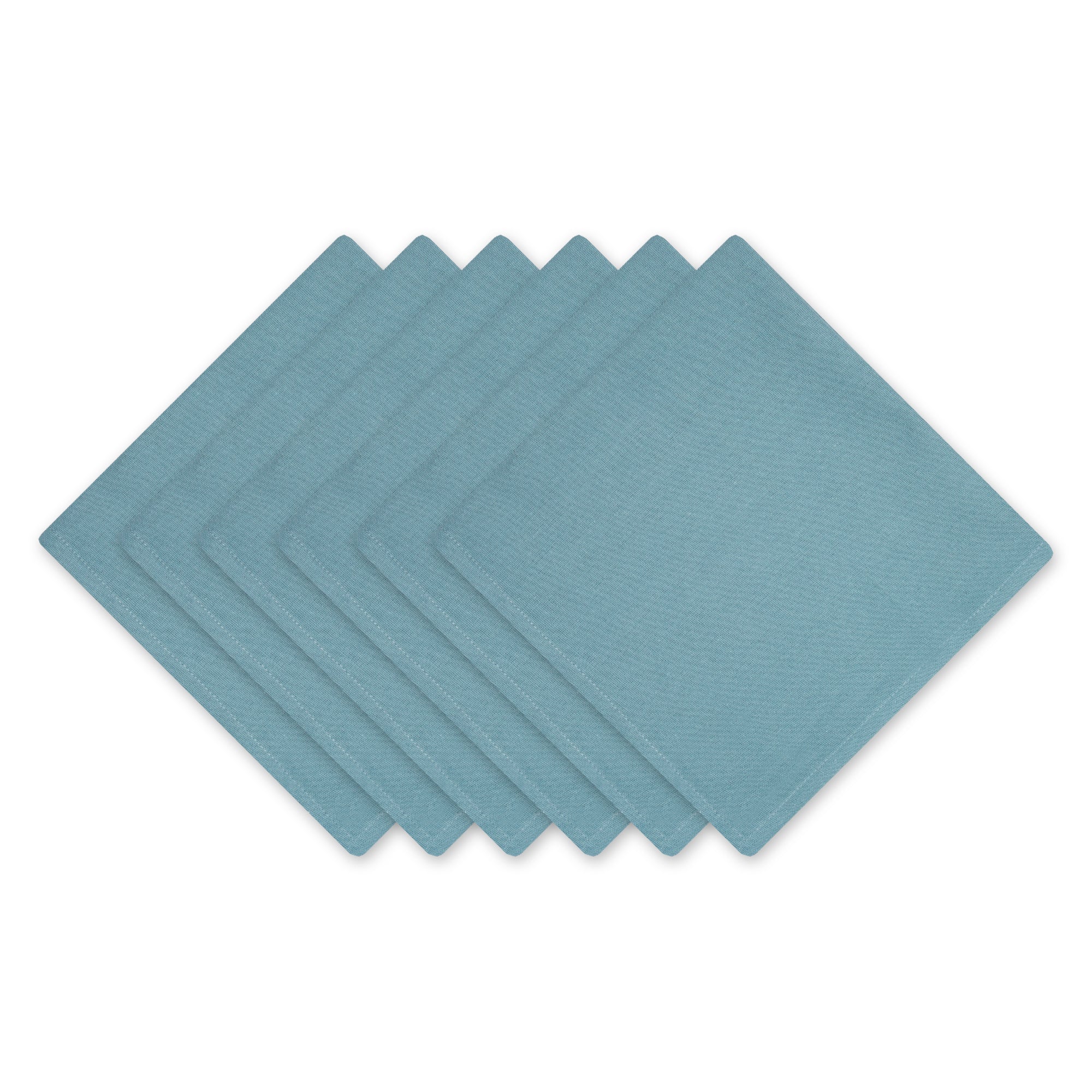 DII Solid Cotton Dinner Napkin 6-Piece Set