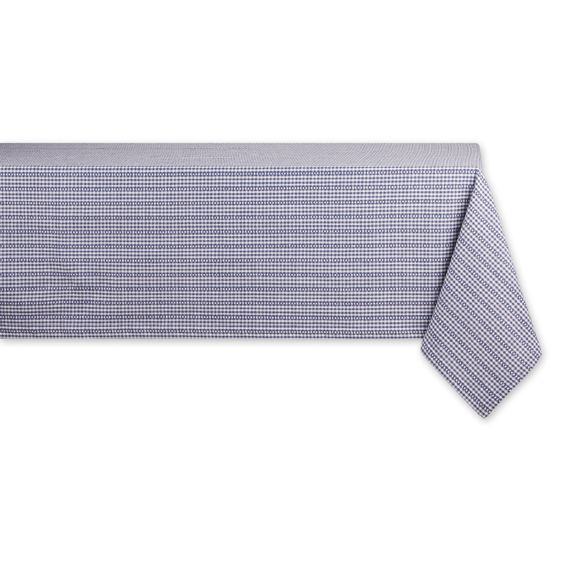 DII Farmhouse Gingham Cotton Tablecloth