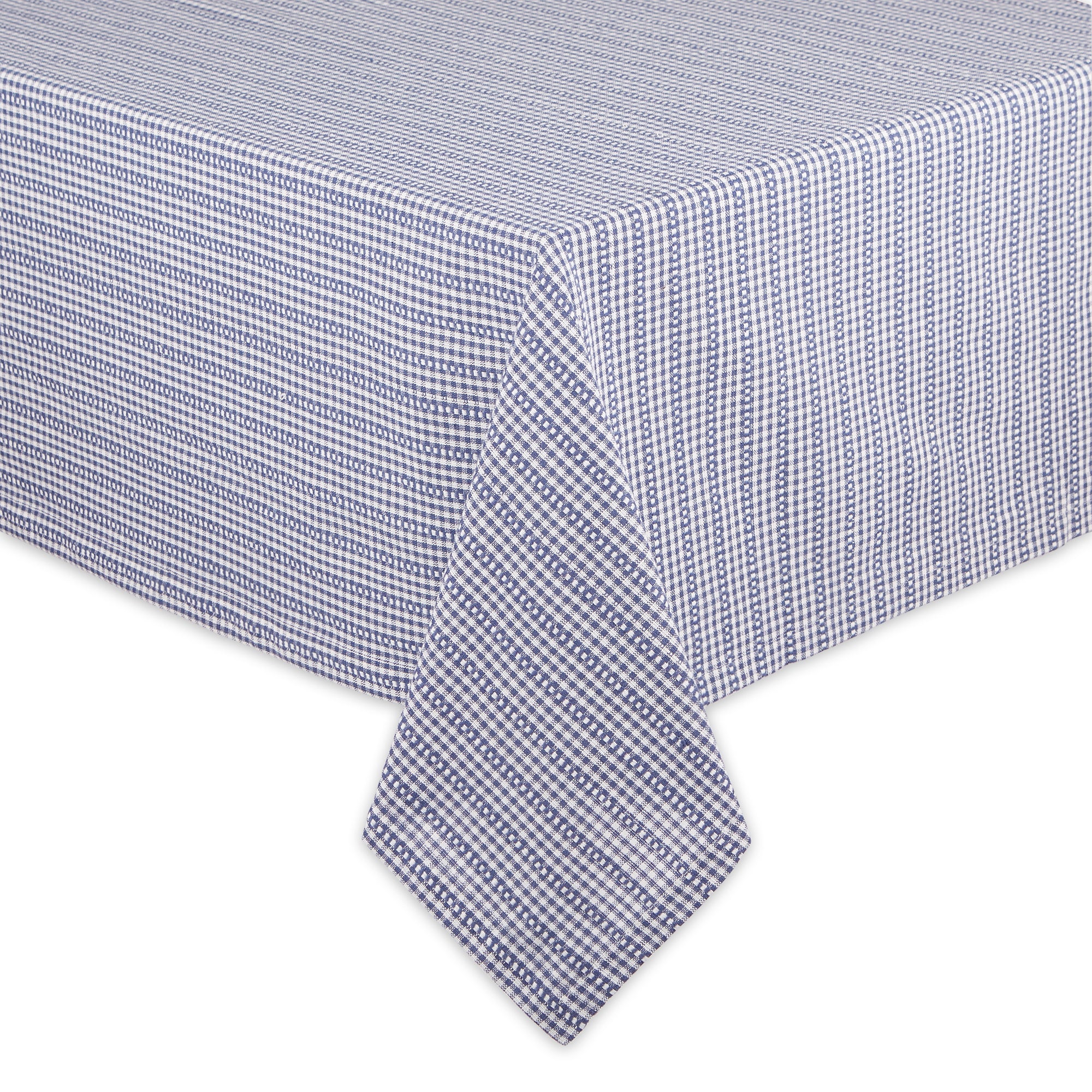 DII Farmhouse Gingham Cotton Tablecloth