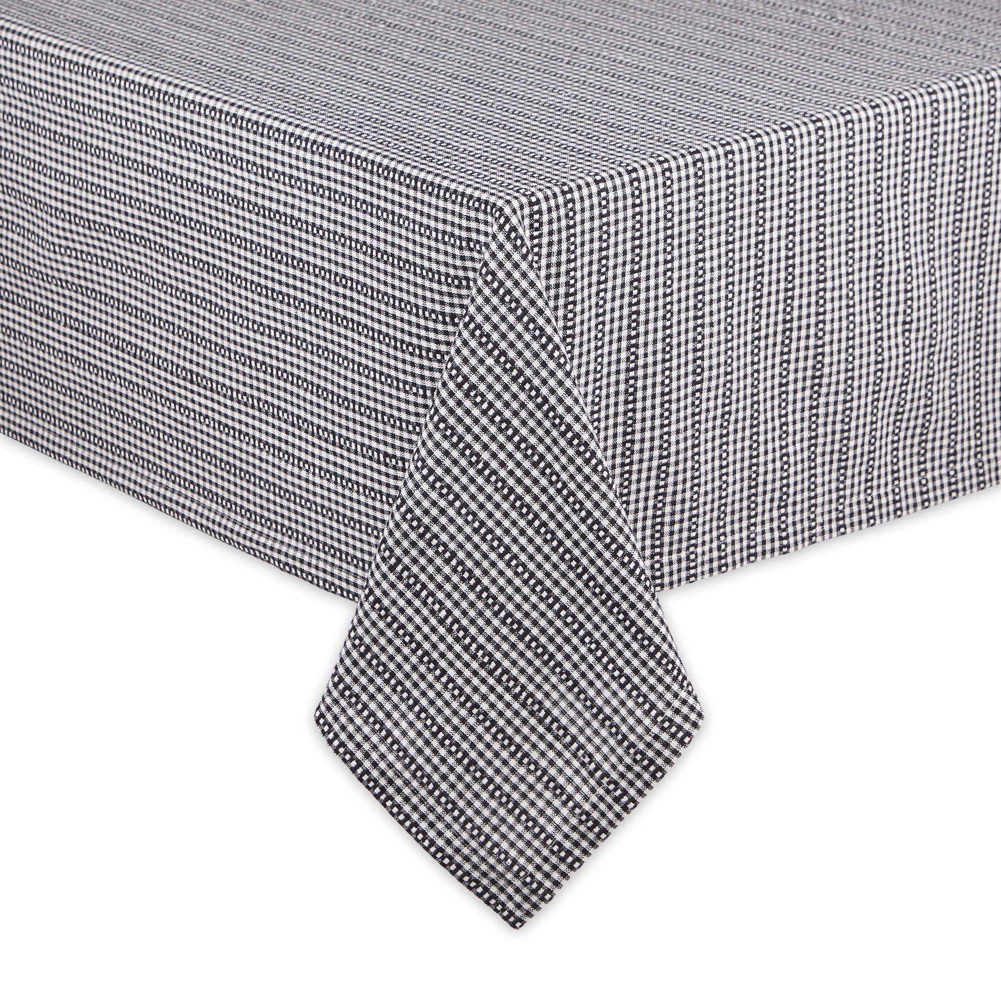 DII Farmhouse Gingham Cotton Tablecloth