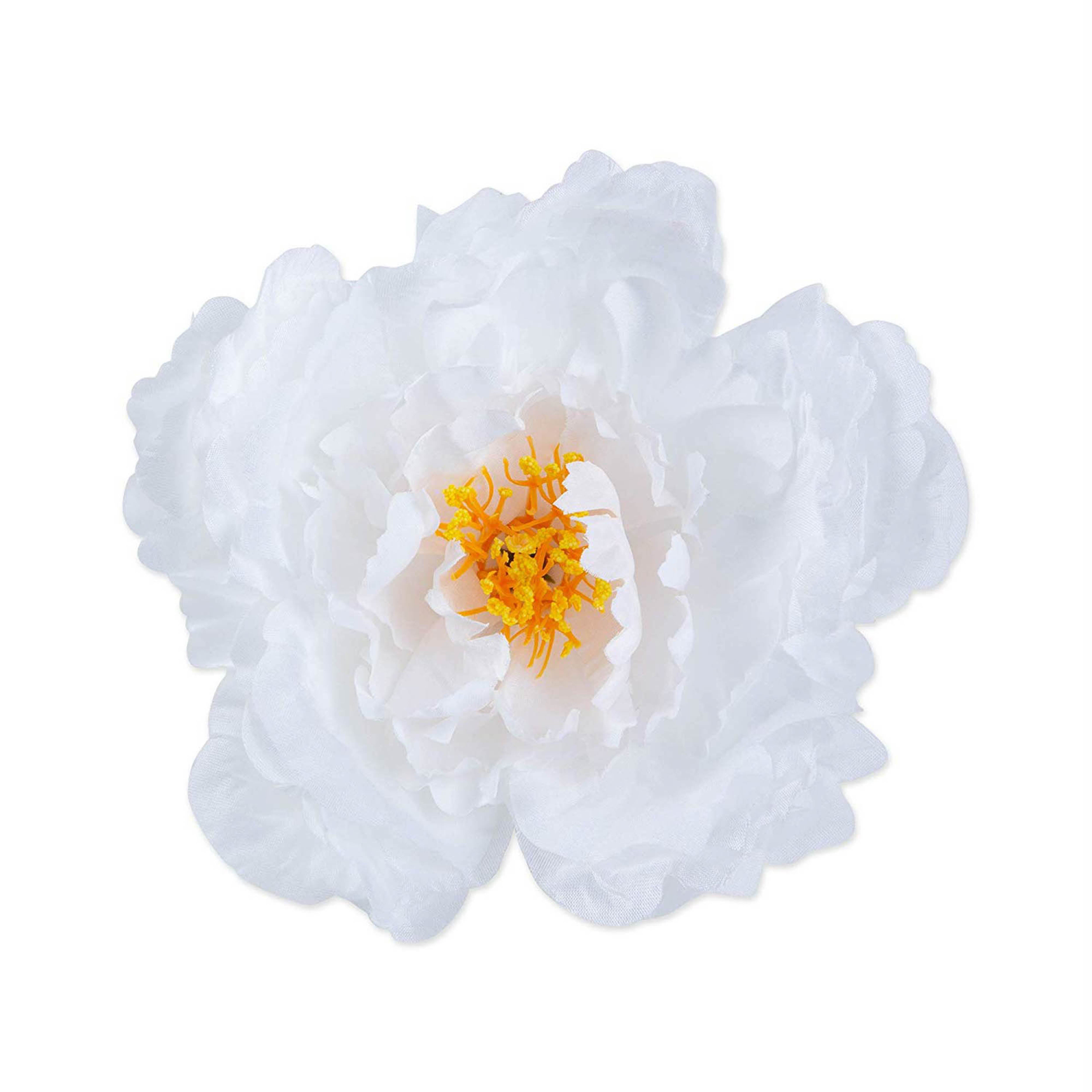 DII Peony Flower Napkin Ring 4-Piece Set