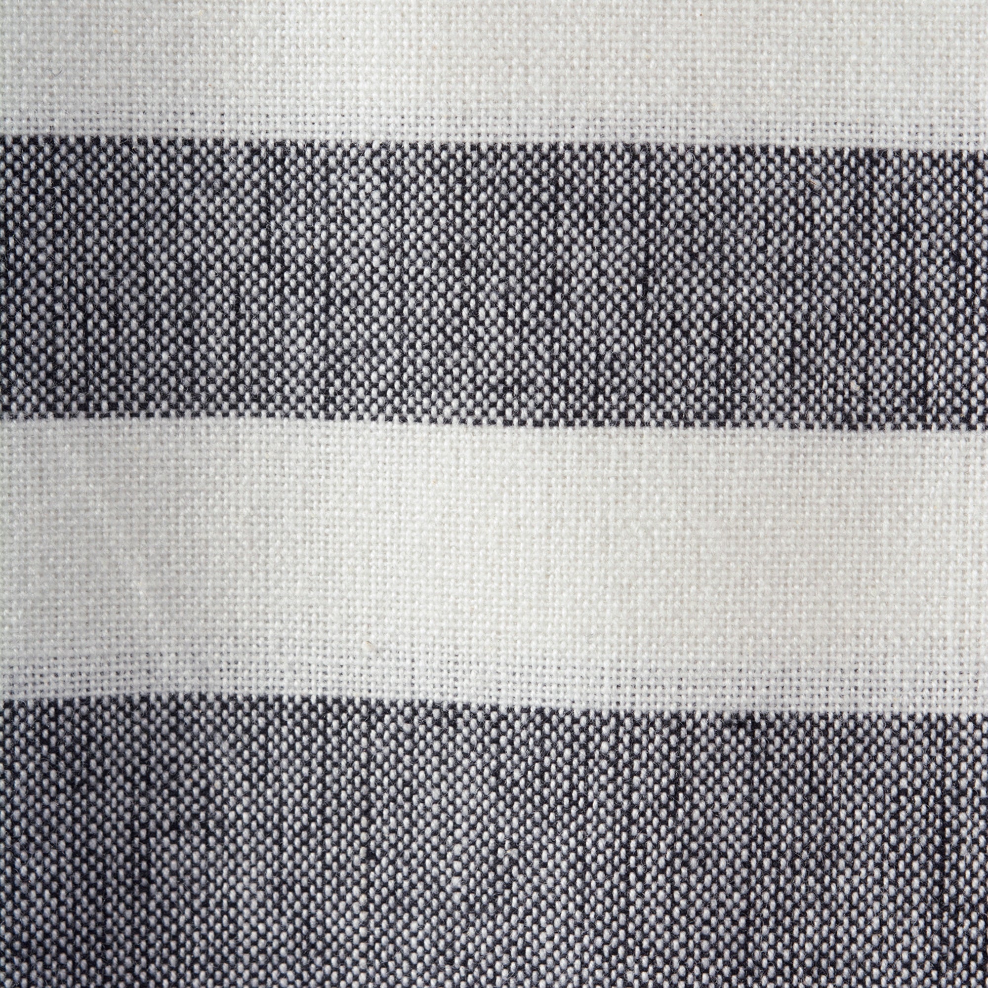 Black 1 Inch Stripe Fouta Towel