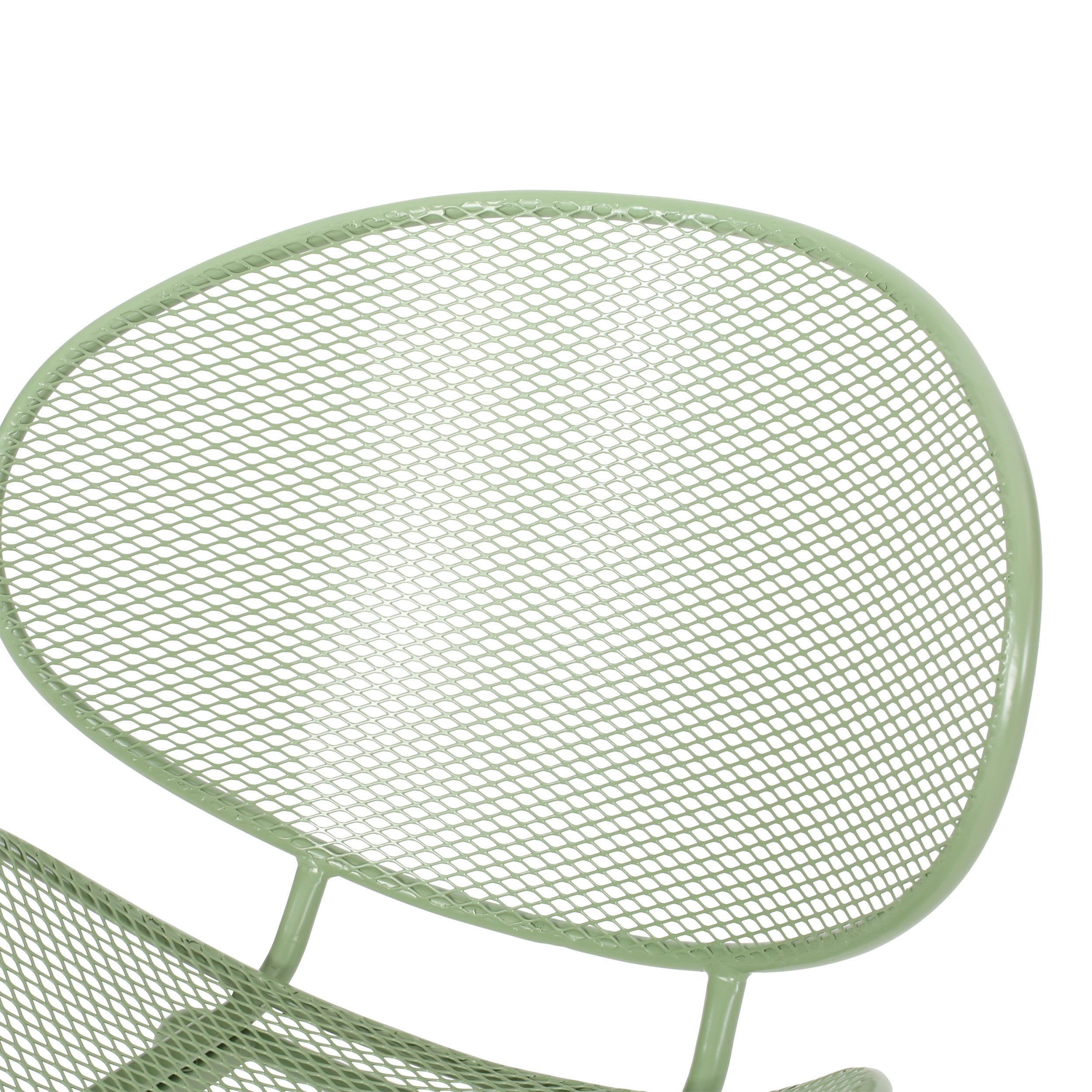 Modern Elba Chair Set With Mesh Seating And Retro Shell Design