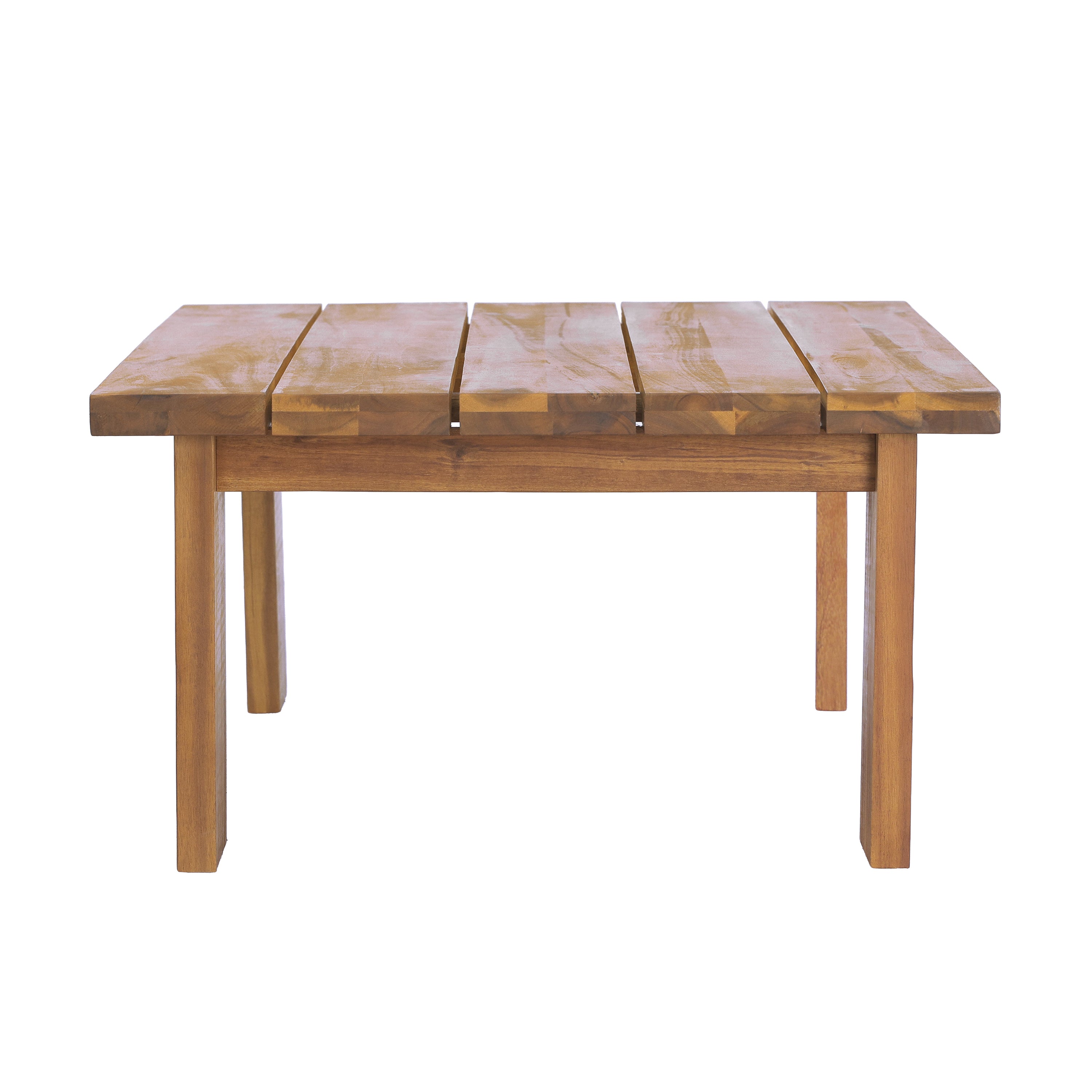 Kanso Acacia Wood Outdoor Patio Loveseat and Coffee Table