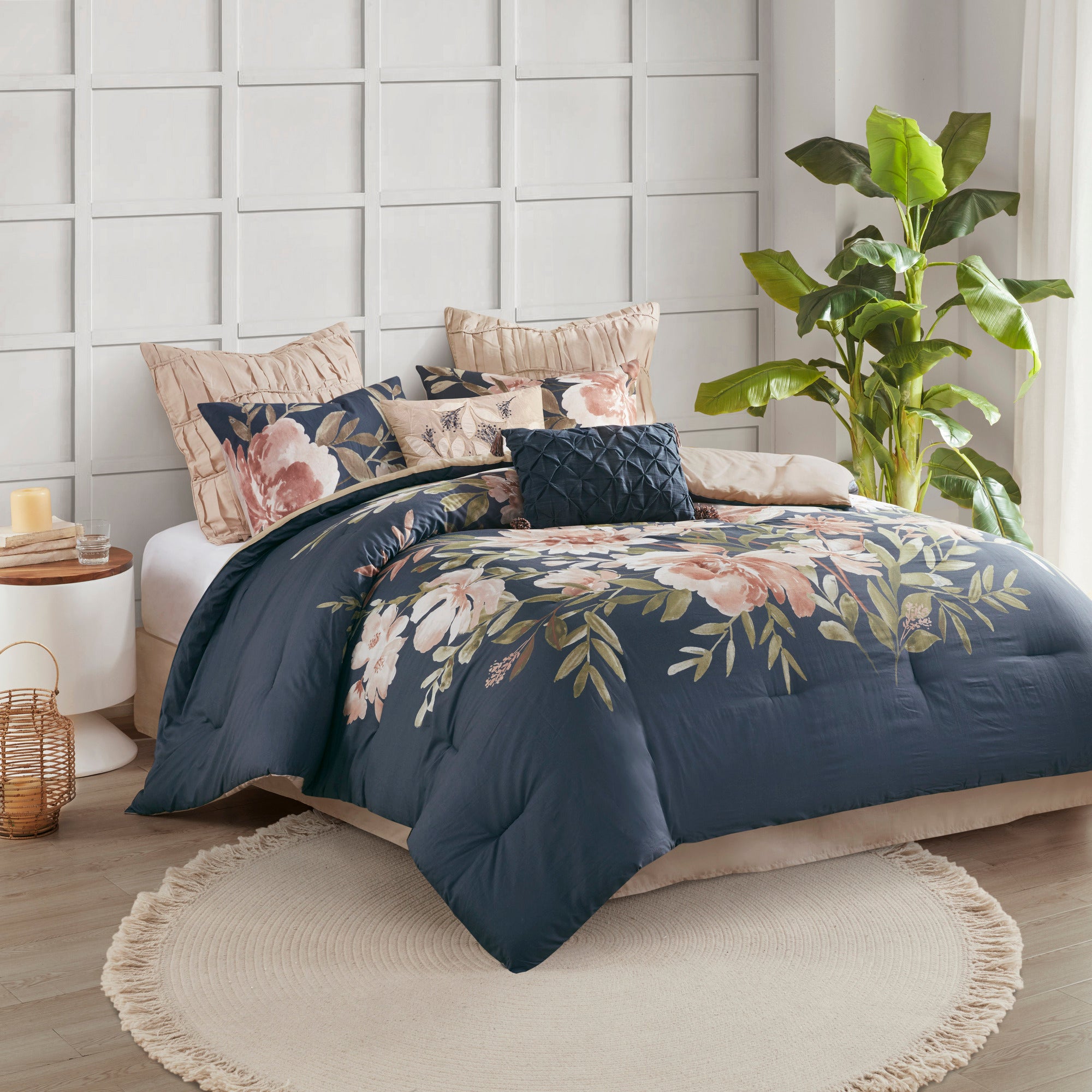 Camillia 8-Piece Cotton Comforter Set