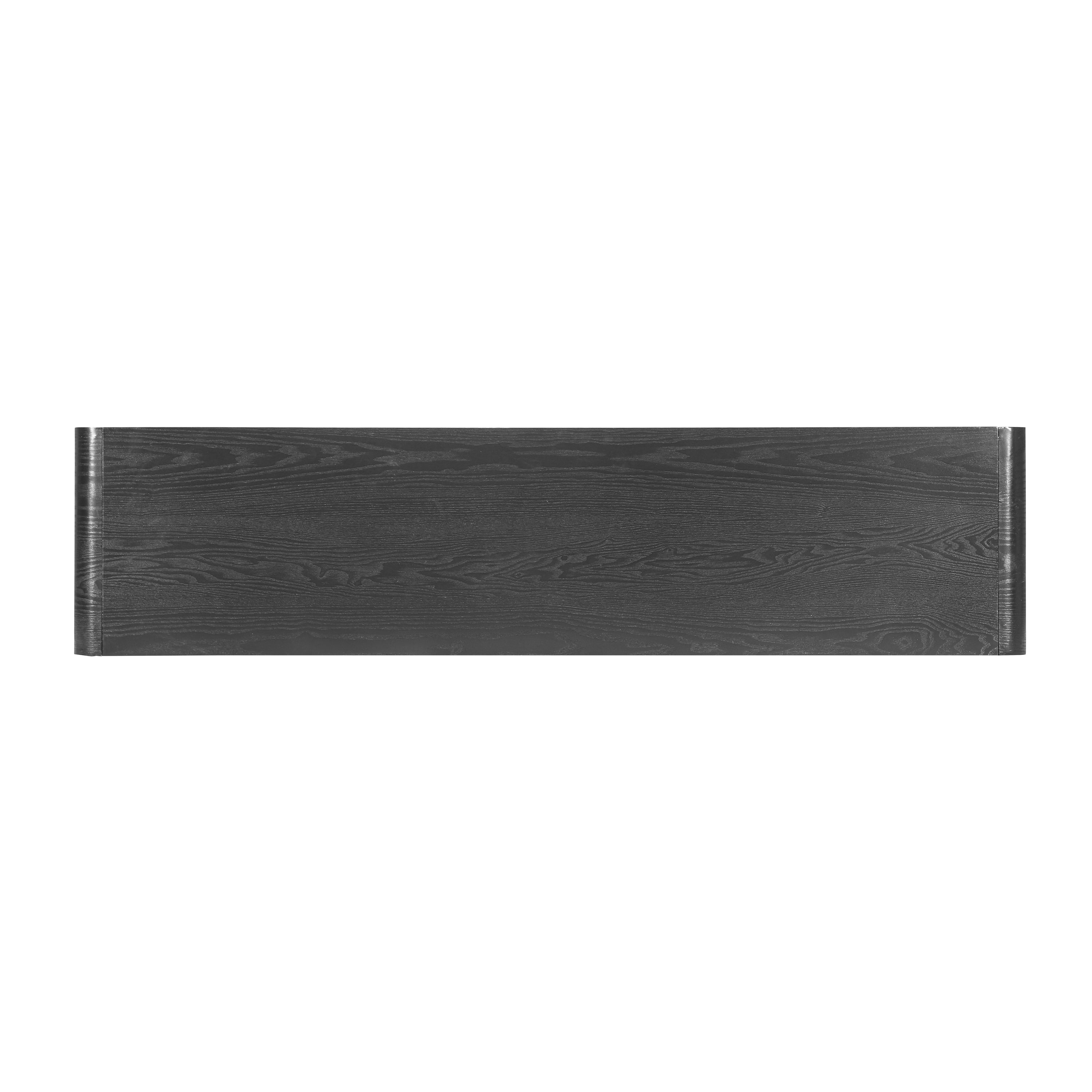Modern 3-Drawer Console Table with Vertical Slats