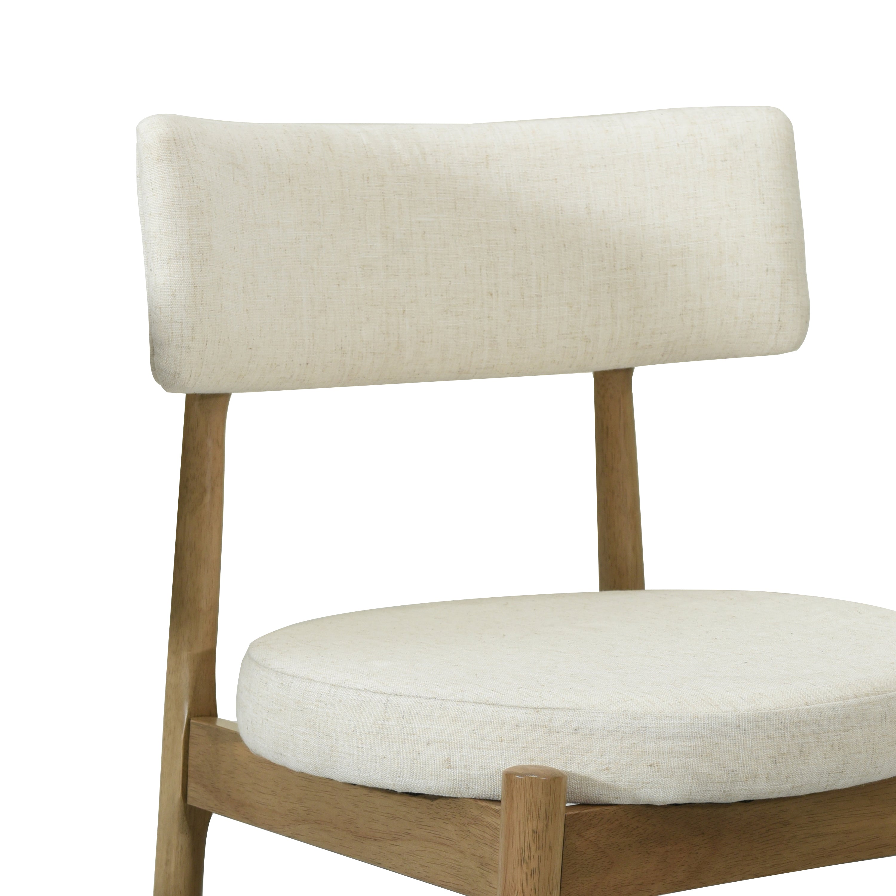 Harveston Mid Century Modern Boucle Upholstered Counter Stools, Set of 2