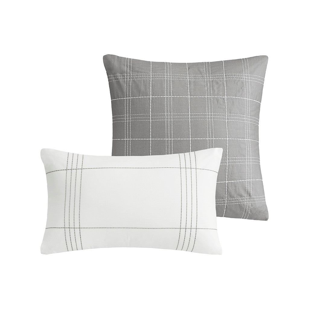 5-Piece Cotton Jaquard Duvet Set