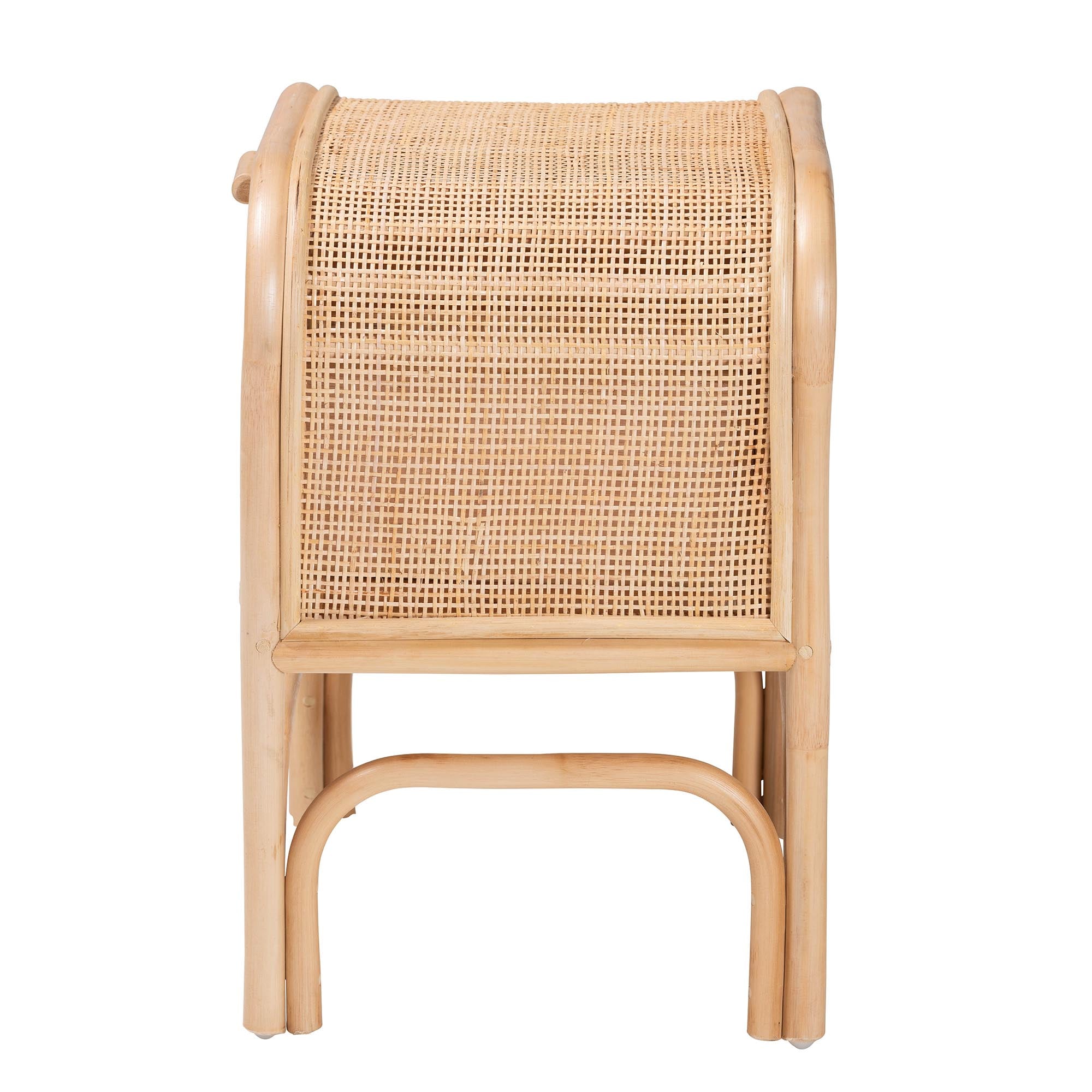 Tara Rattan 1-Drawer Nightstand