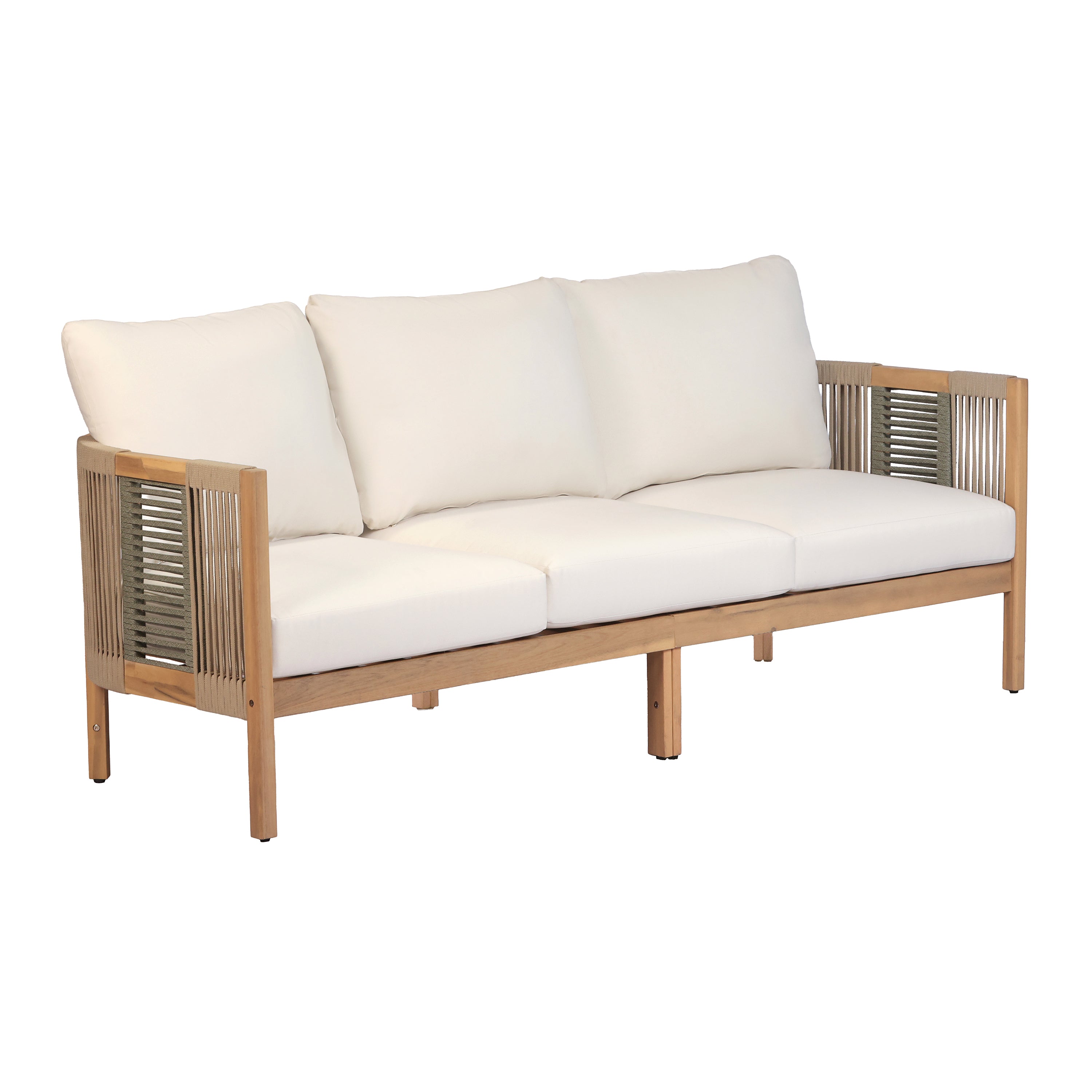 Potter 5-Piece Outdoor Acacia Wood Conversation Set