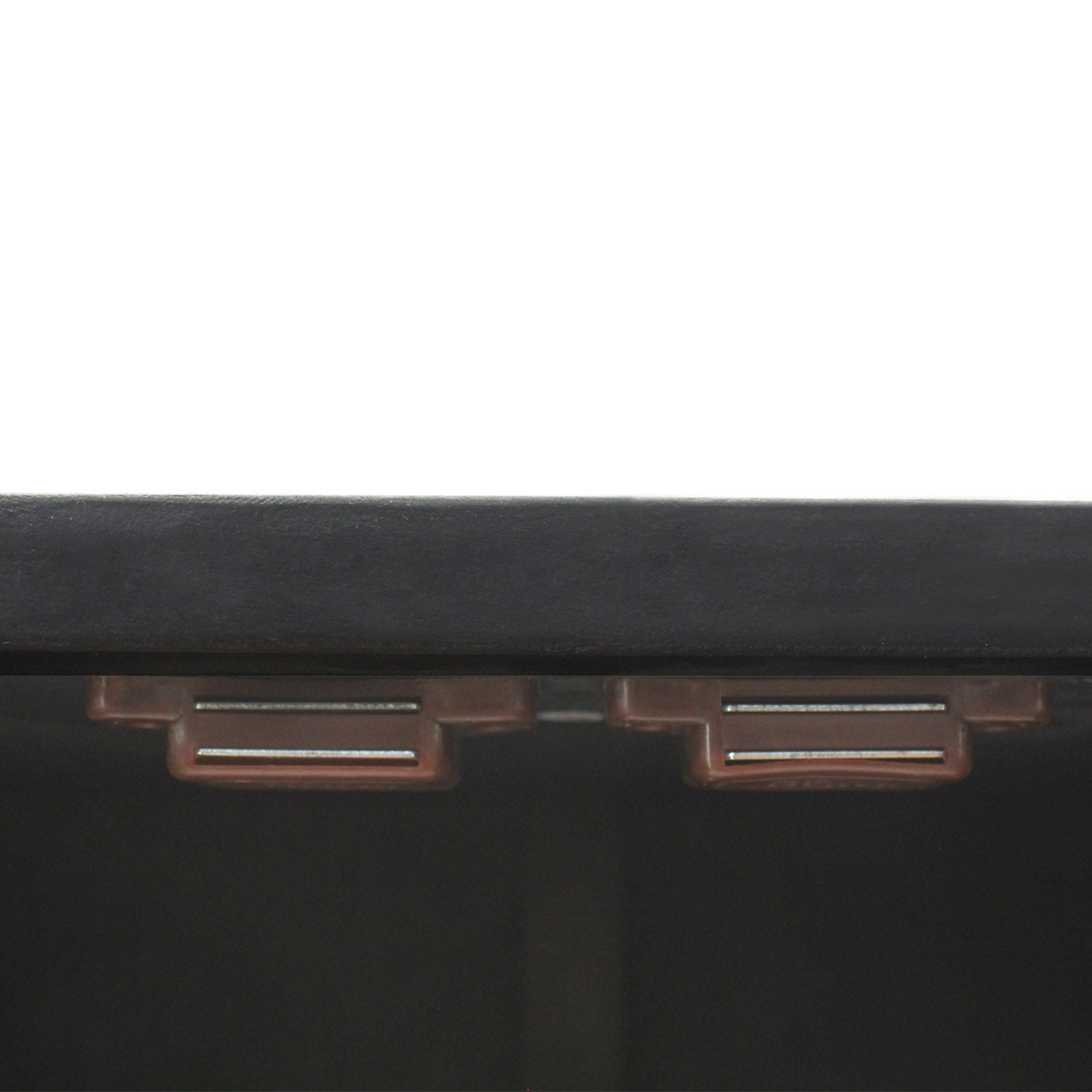 Modern Black Wood Storage Cabinet