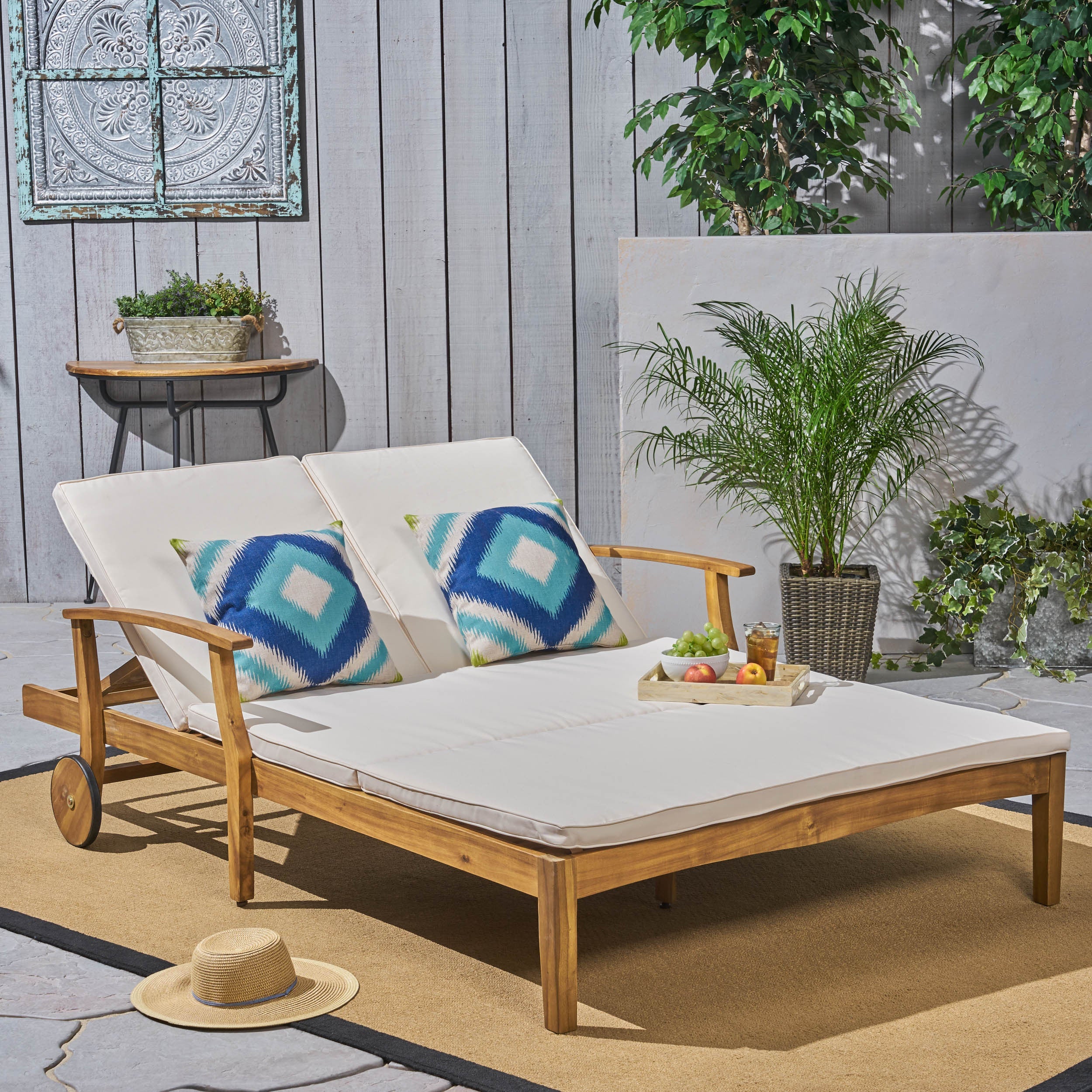 Perla Double Chaise Lounge