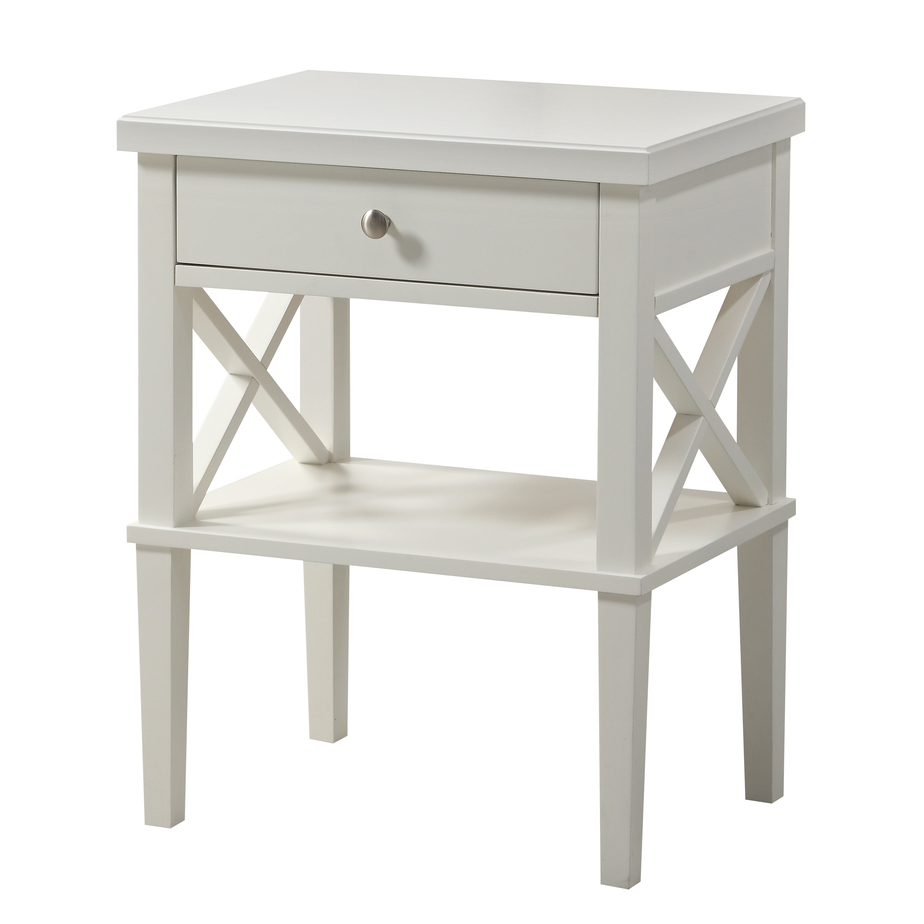 Madison White Nightstand