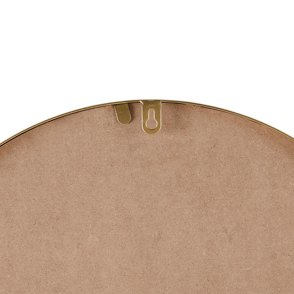 Arched Metal Floral Wall Mirror