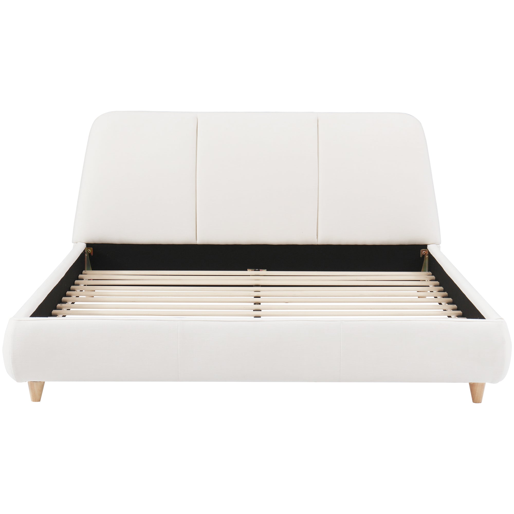 Modern Linen Upholstered Bed