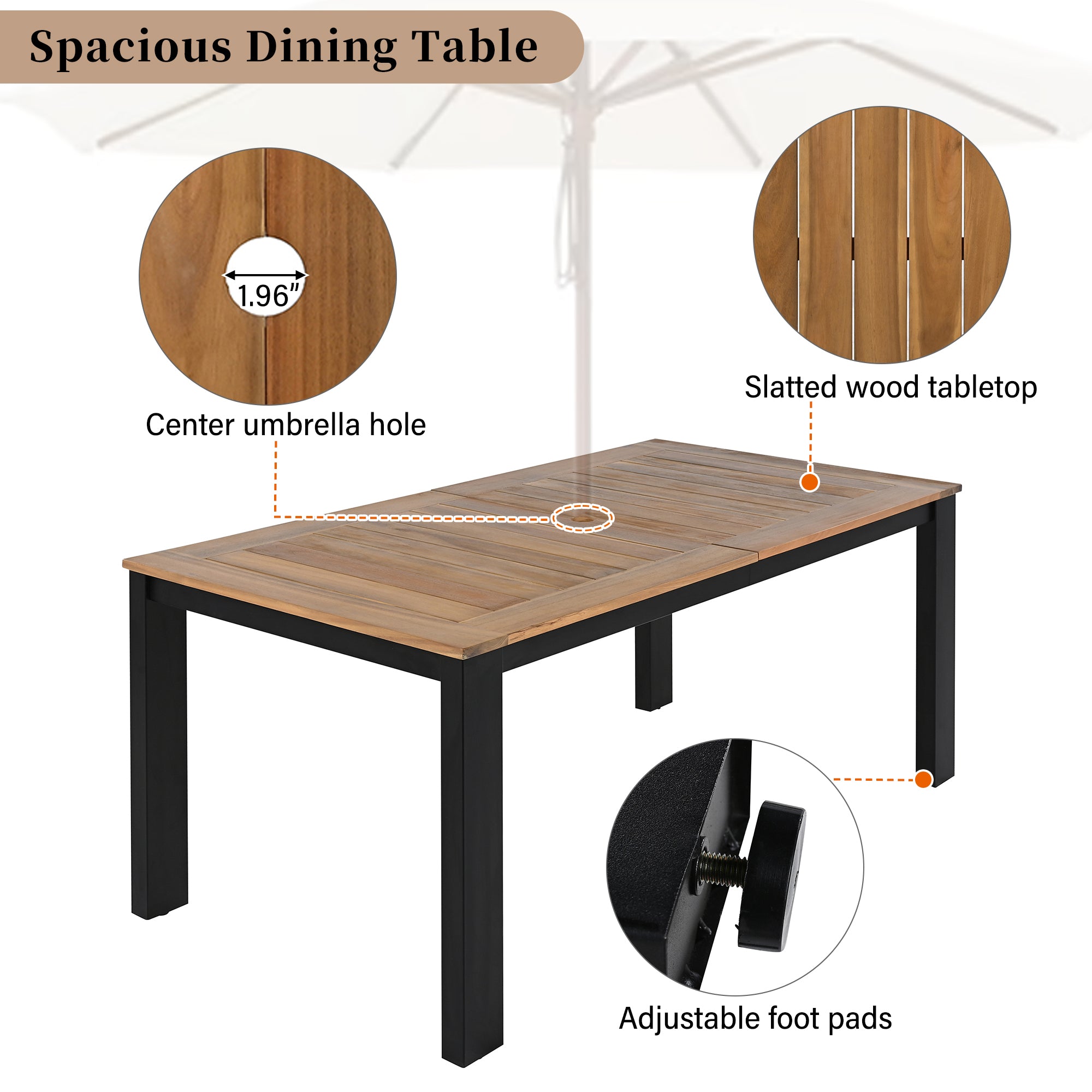 7-Piece Patio Dining Set