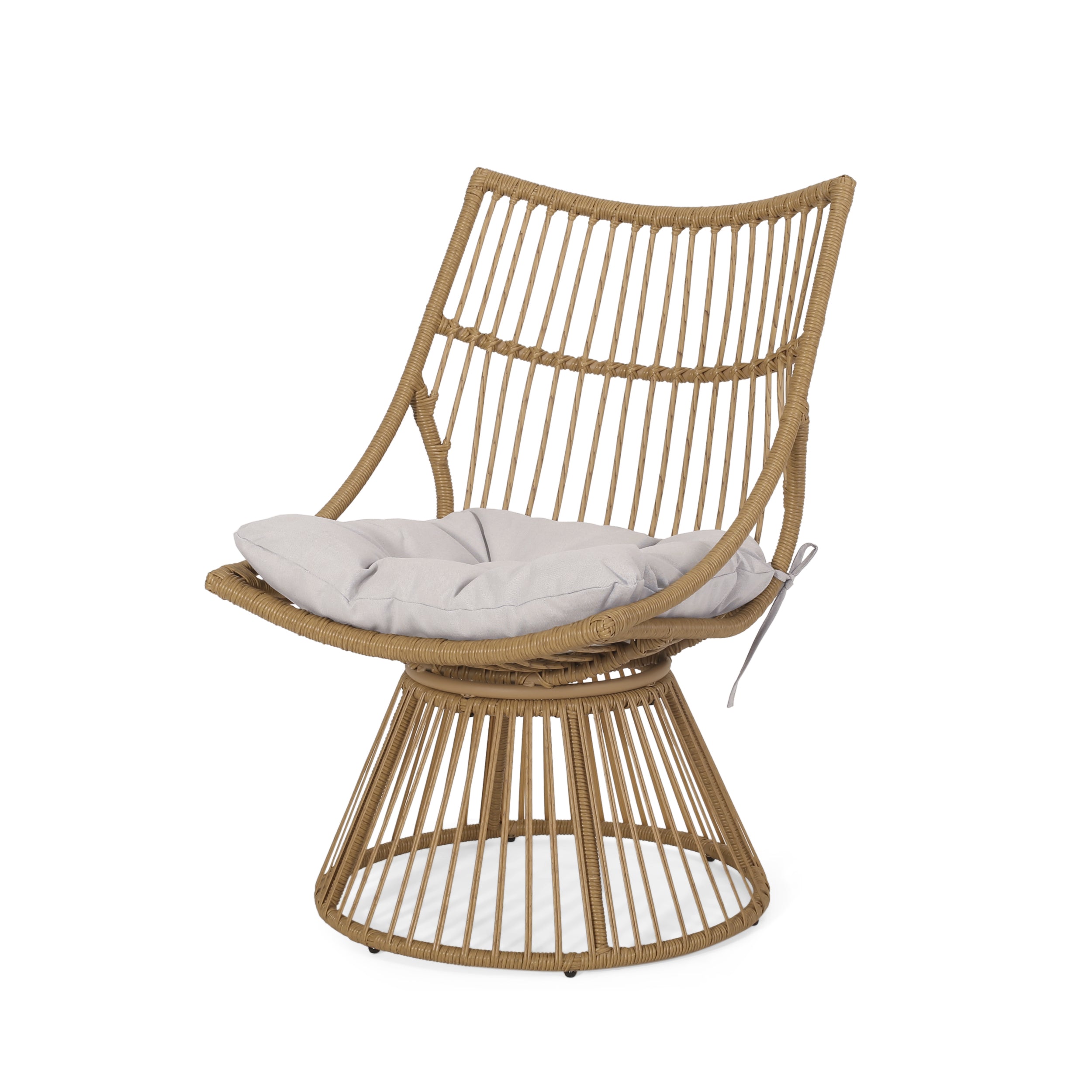 The Original Papasan™ Strontianite Outdoor Rattan Chair with High Back Design