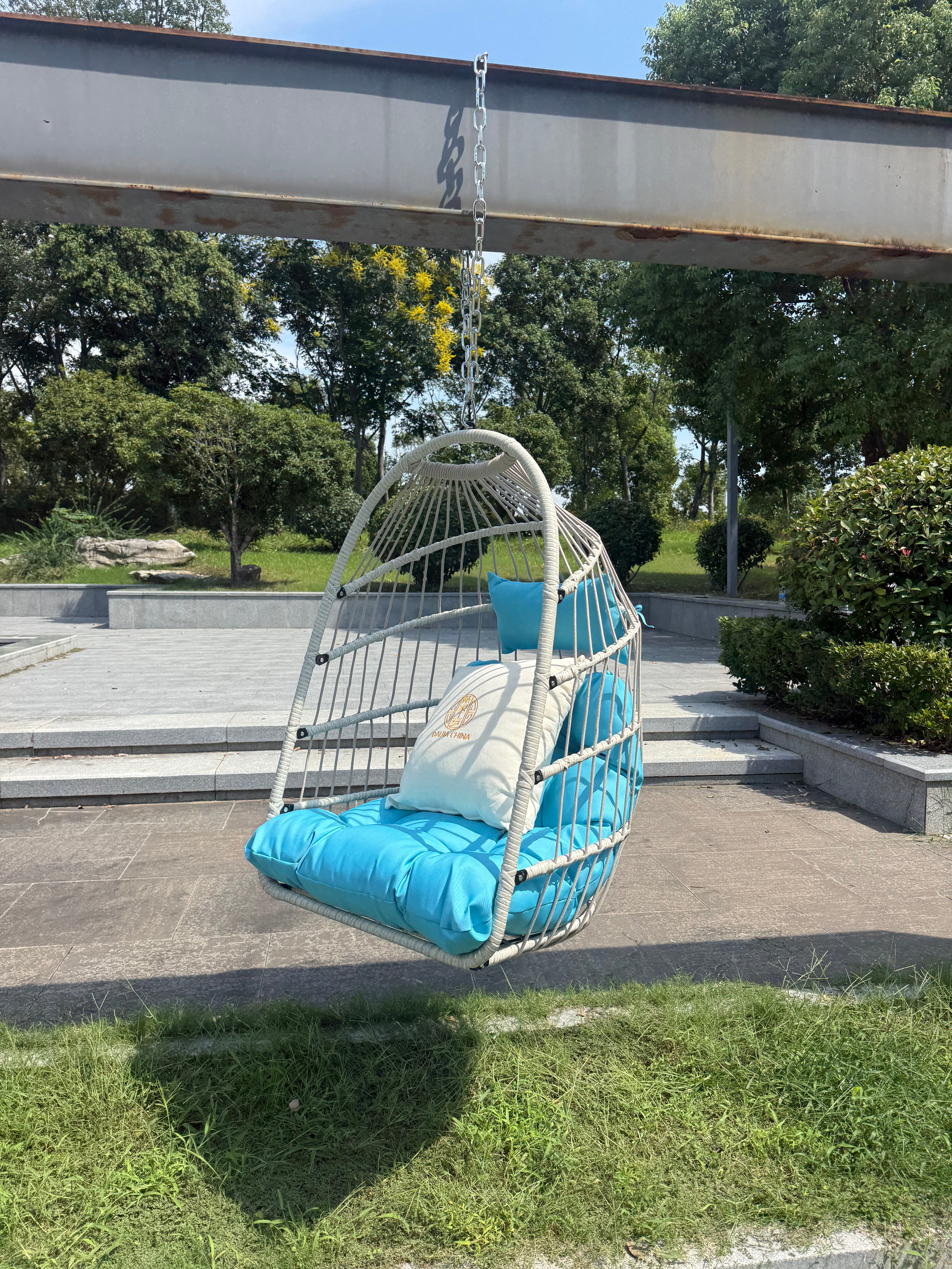 Folding Outdoor Egg Swing Chair