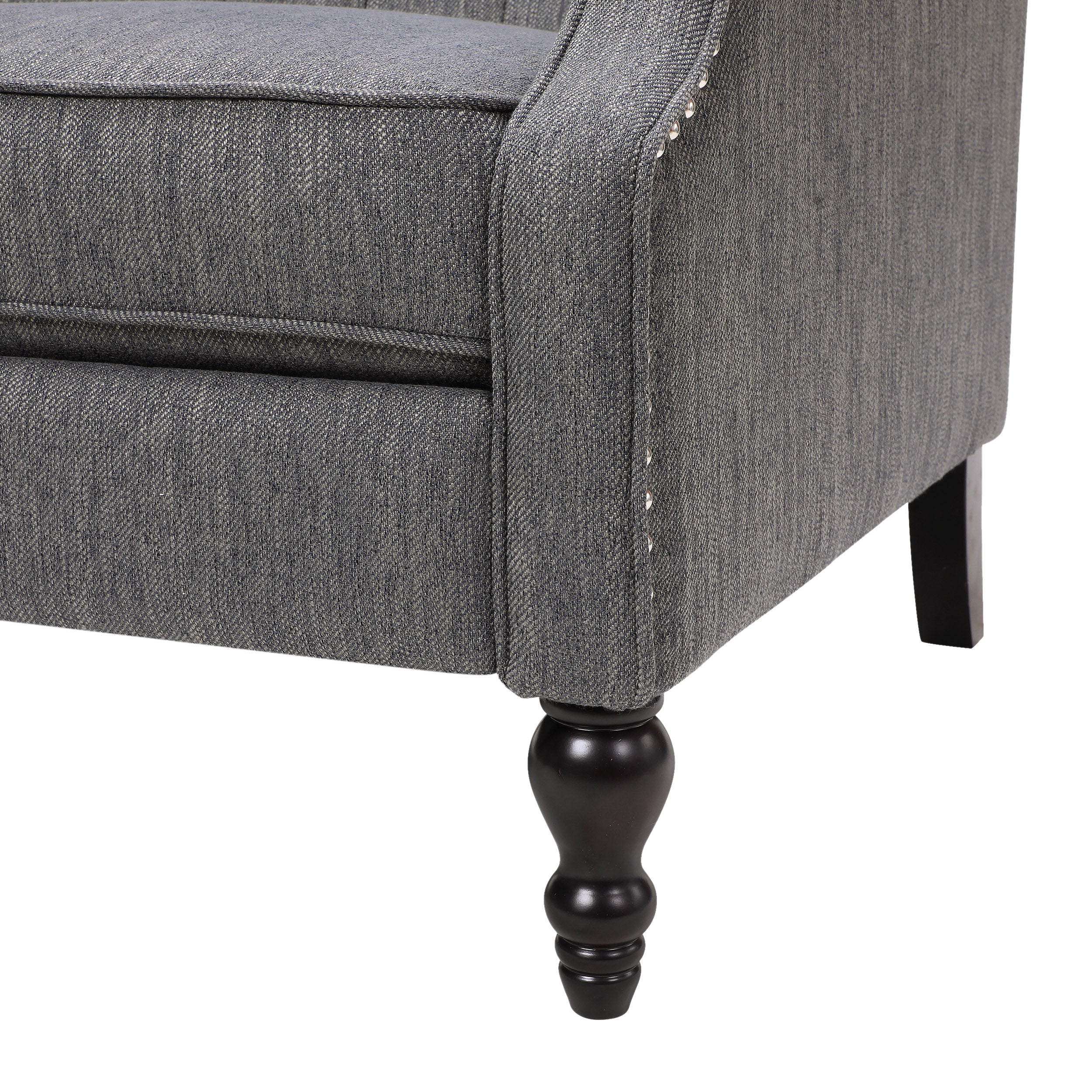 Oversized Wingback Tufted Recliner Accent Chair