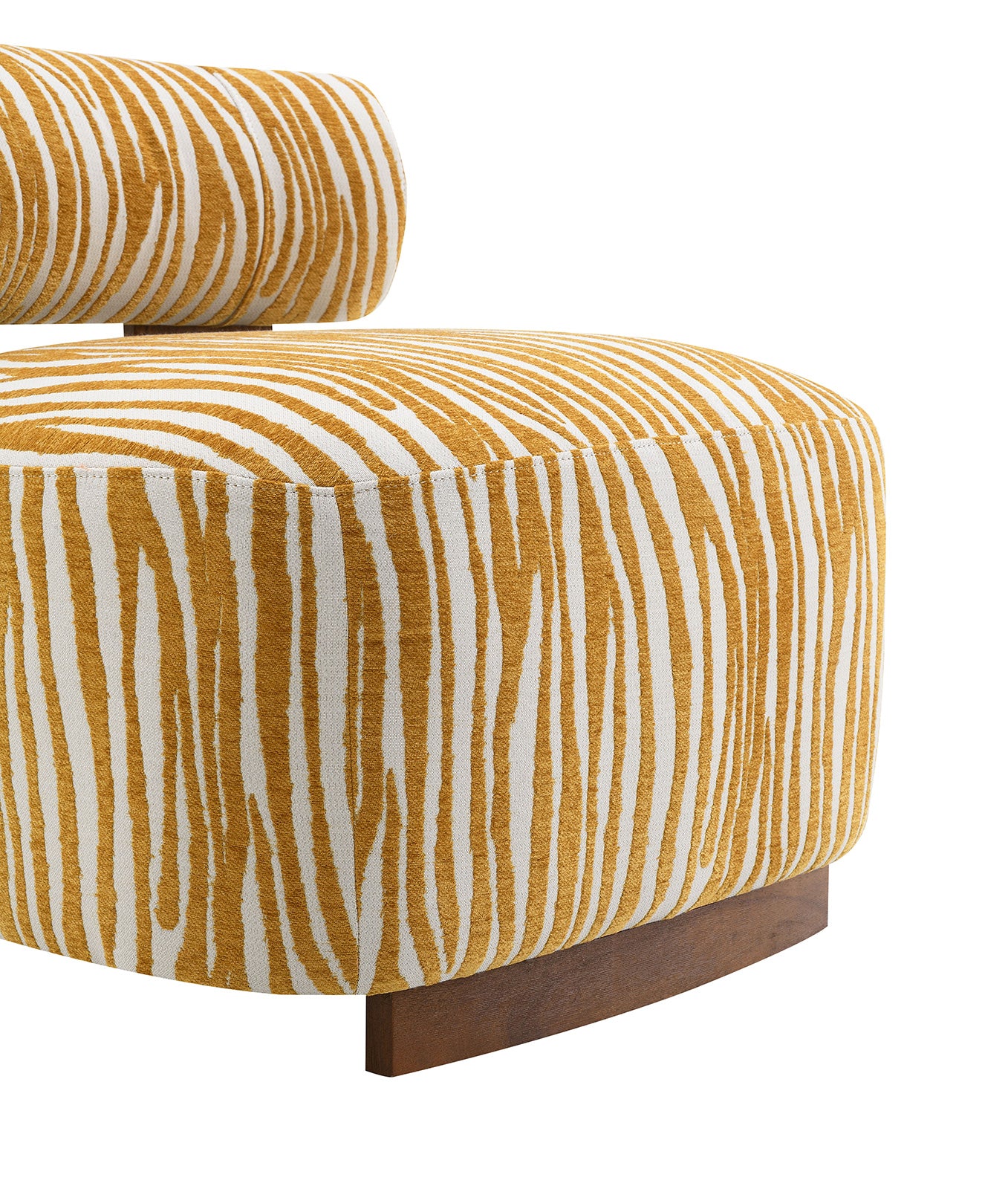 Avril Modern Zebra Stripe Accent Chair
