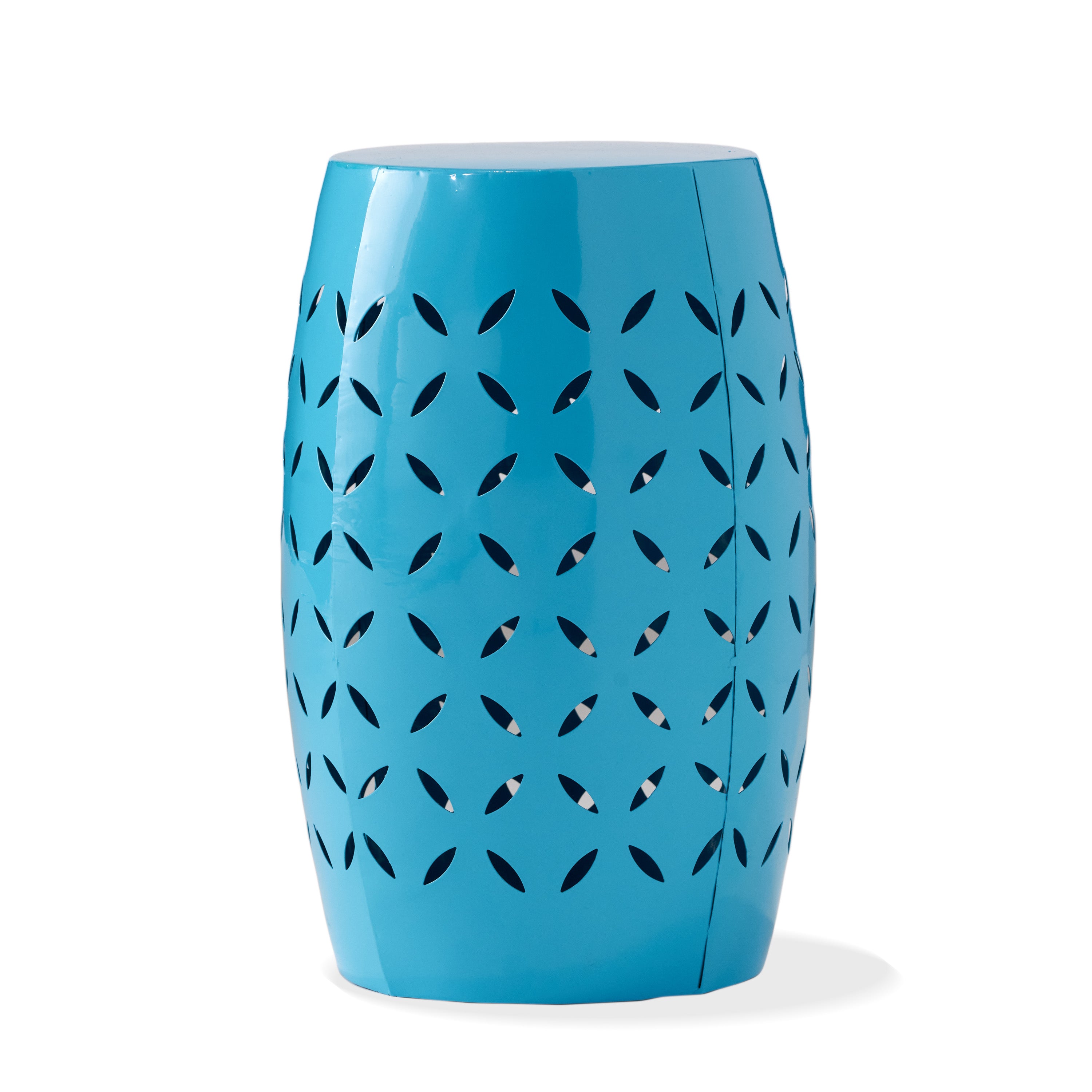 Lilac Outdoor Metal Cutout Accent Table