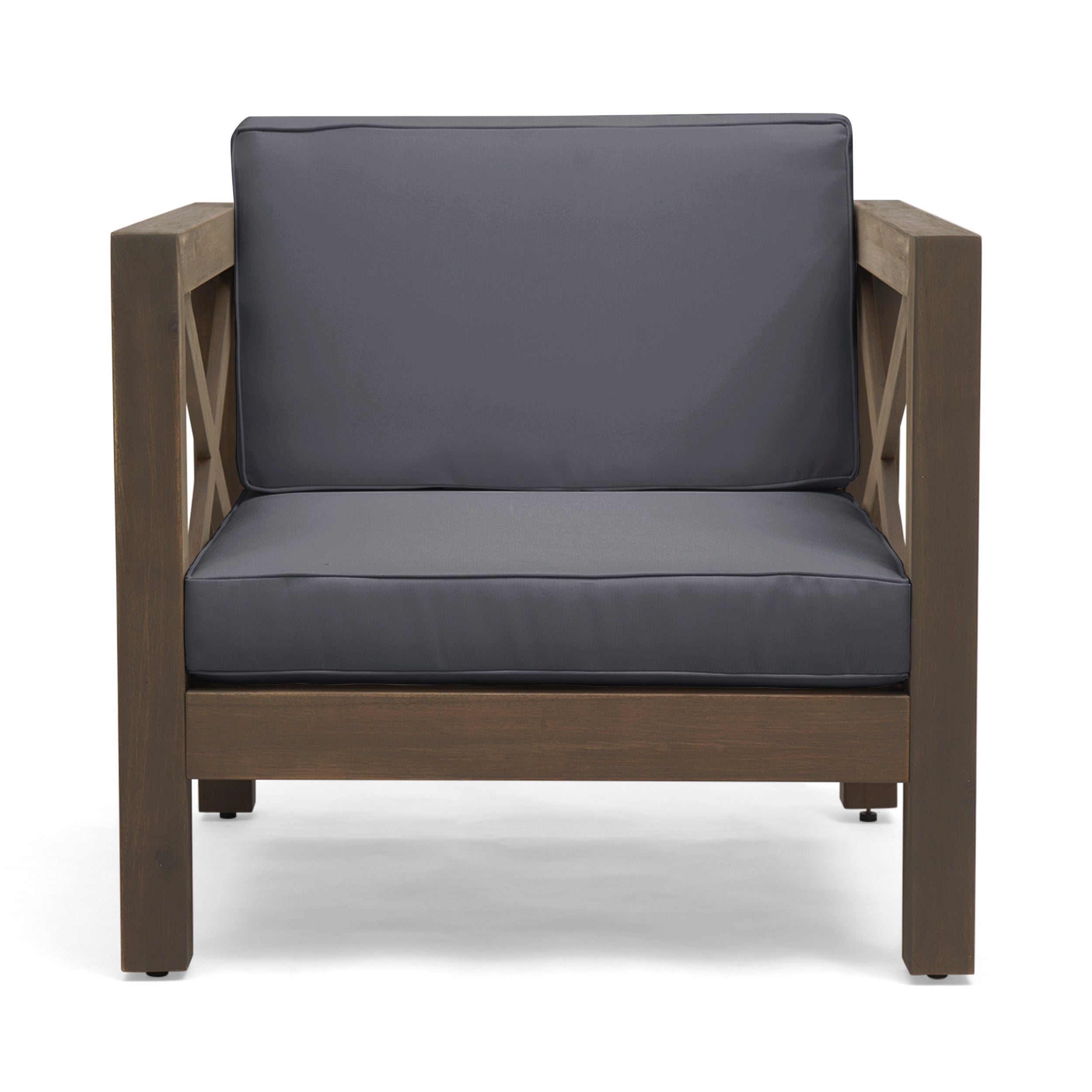 Brava Outdoor Club Chair with Water-Resistant Cushions