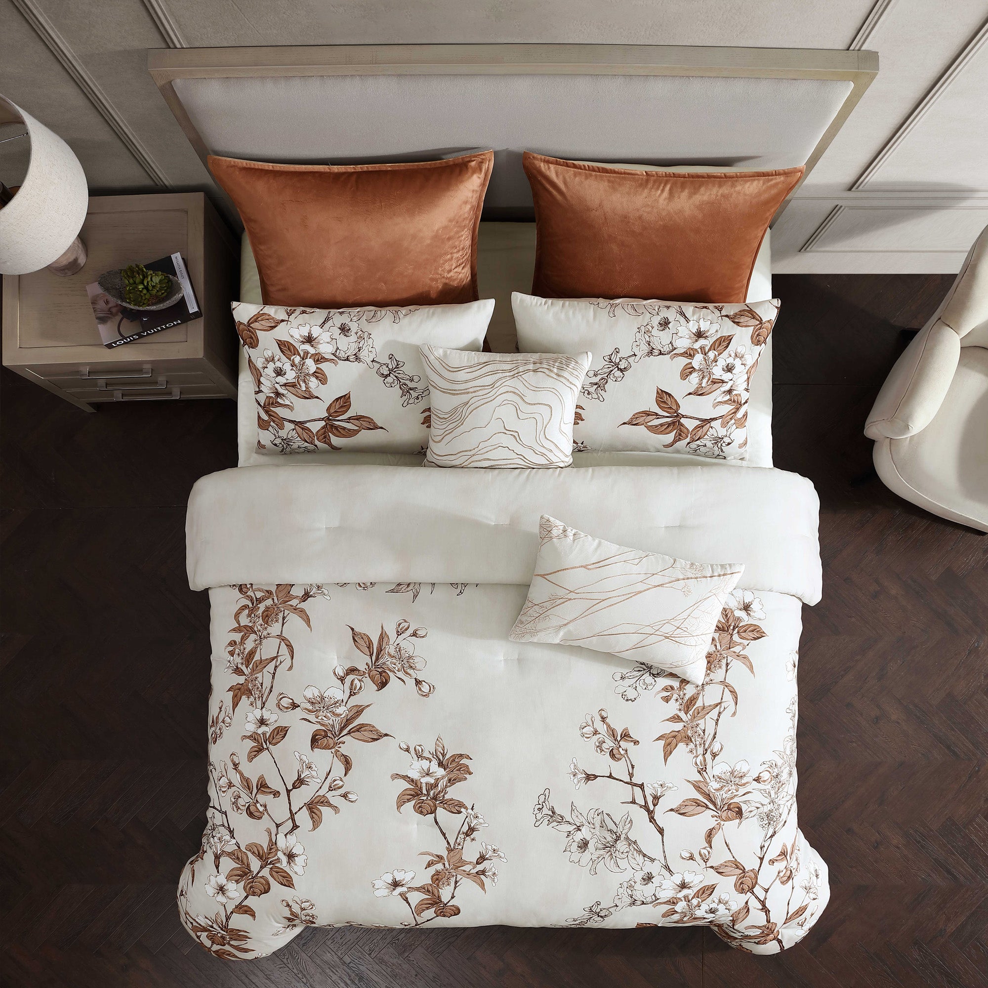 Oaklyn Spice 5 Piece Comforter Set