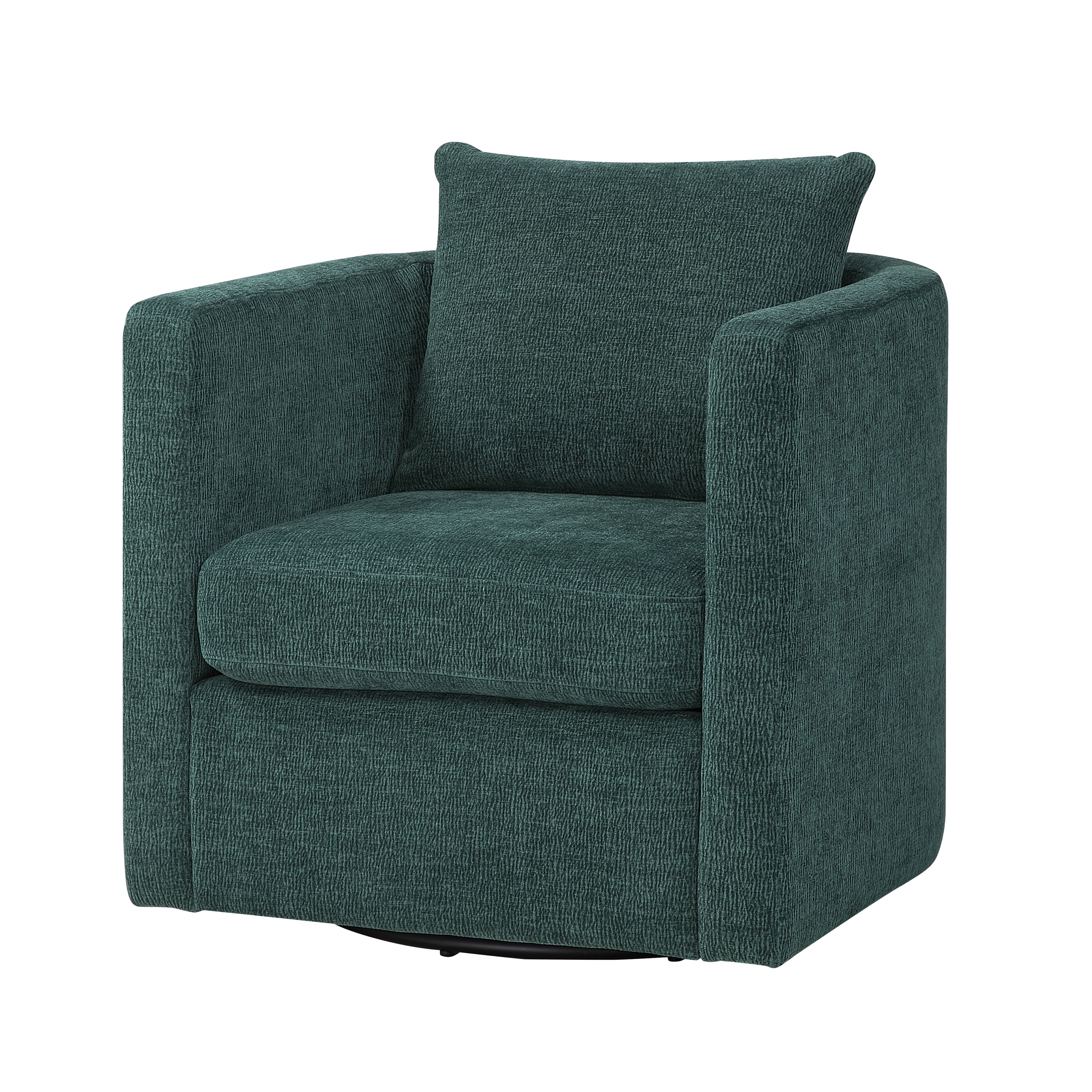 Sutton Swivel Barrel Chair with Performance Fabric