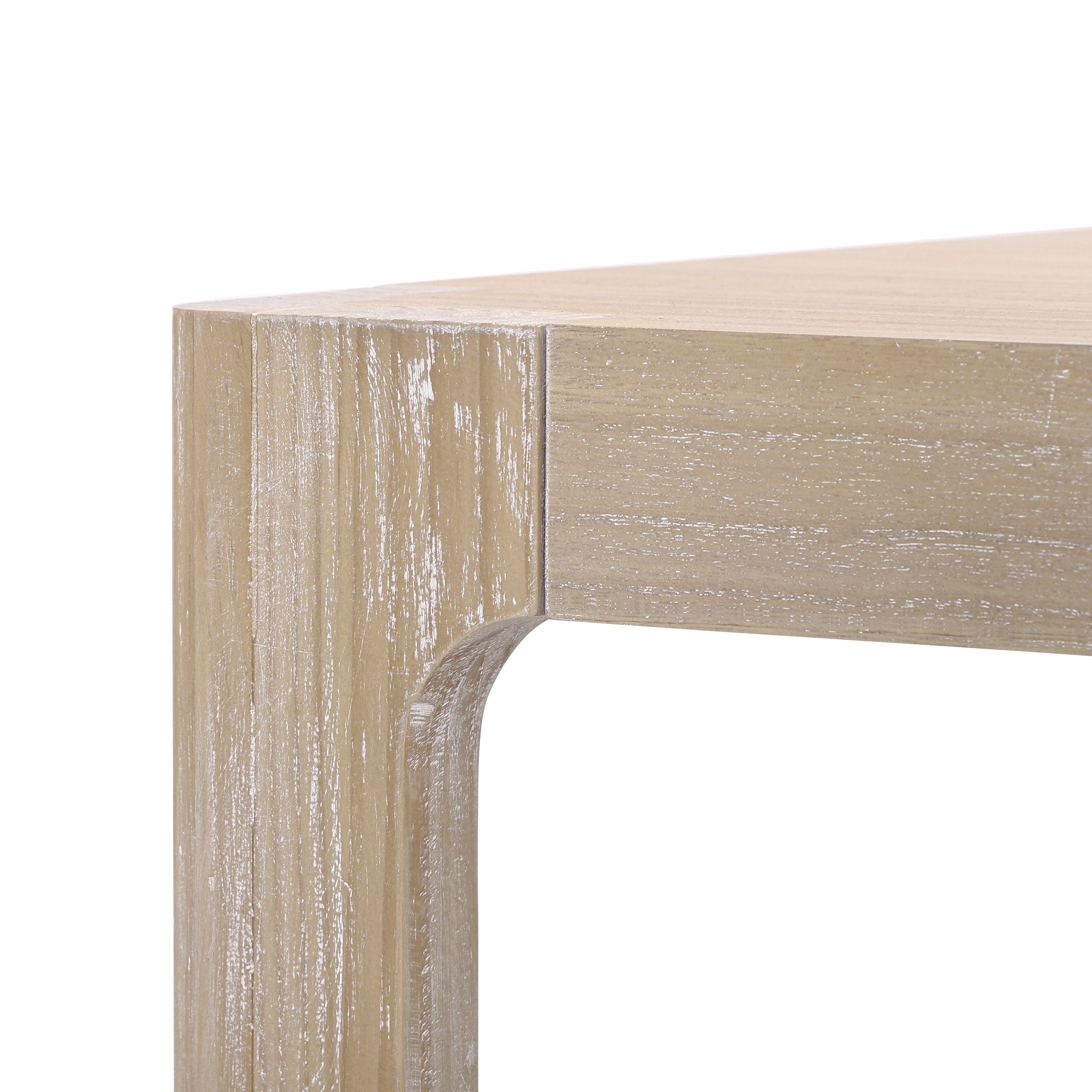 Modern Farmhouse Coffee Table with Soft Rounded Profile