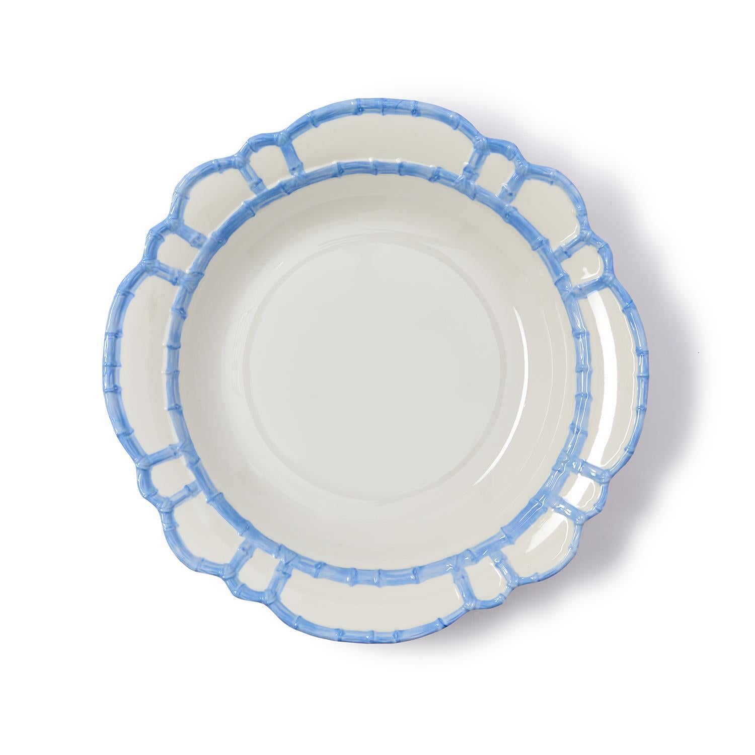 French Blue Bamboo Touch Bowl