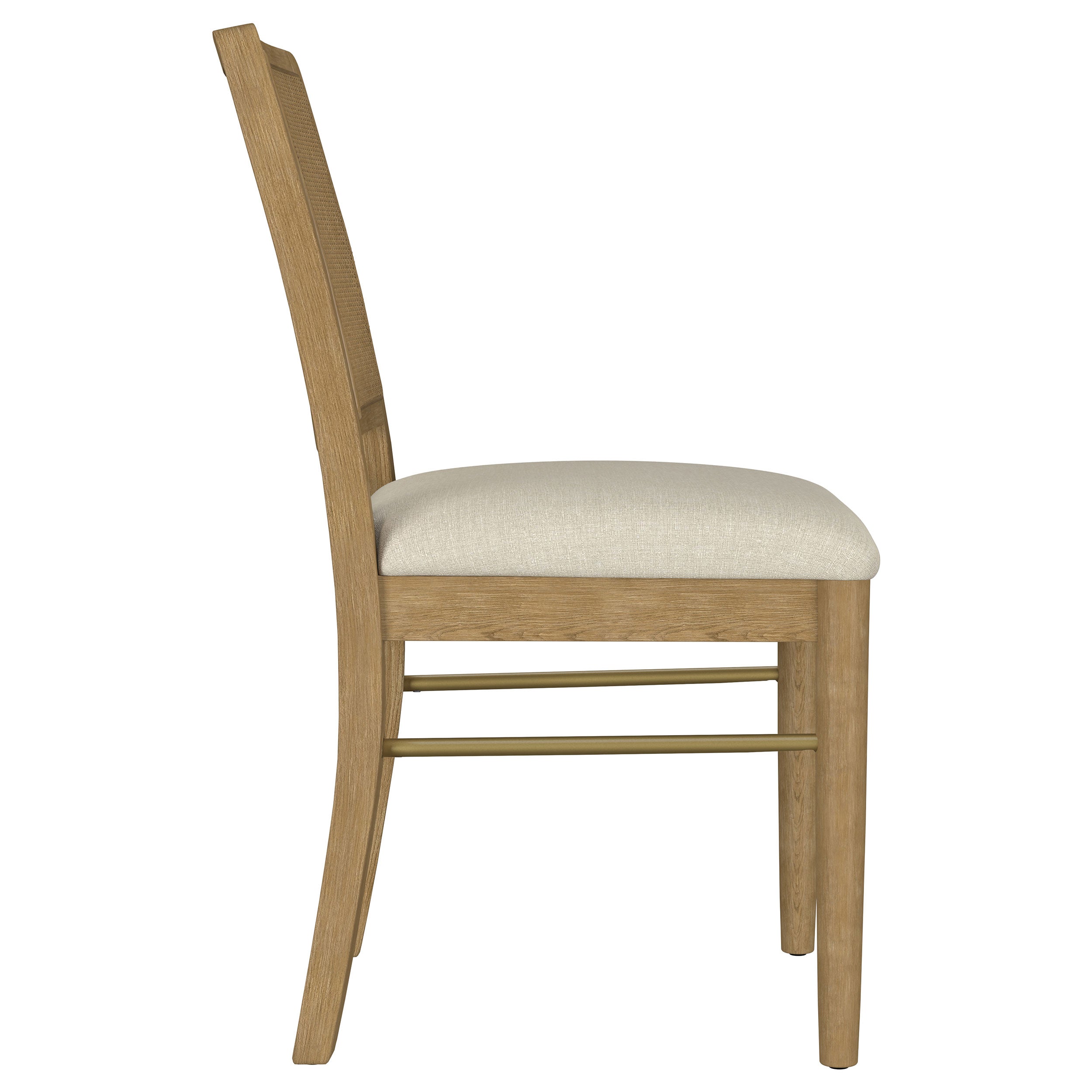 Benson Sand Wash Cane Dining Side Chair, Set of 2