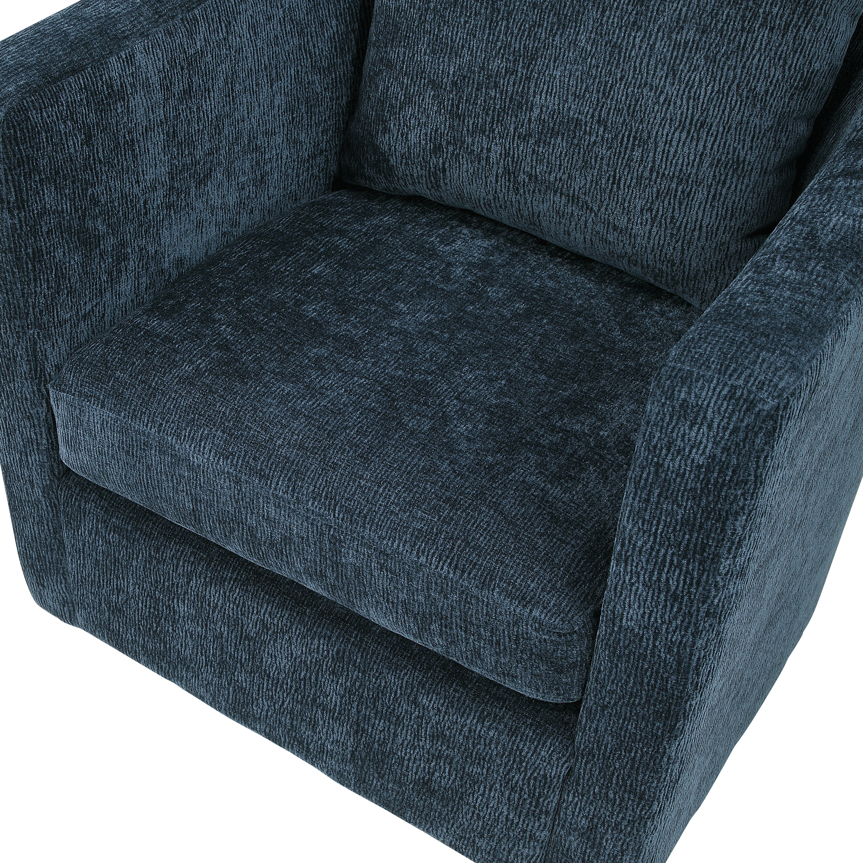 Sutton Swivel Barrel Chair with Performance Fabric